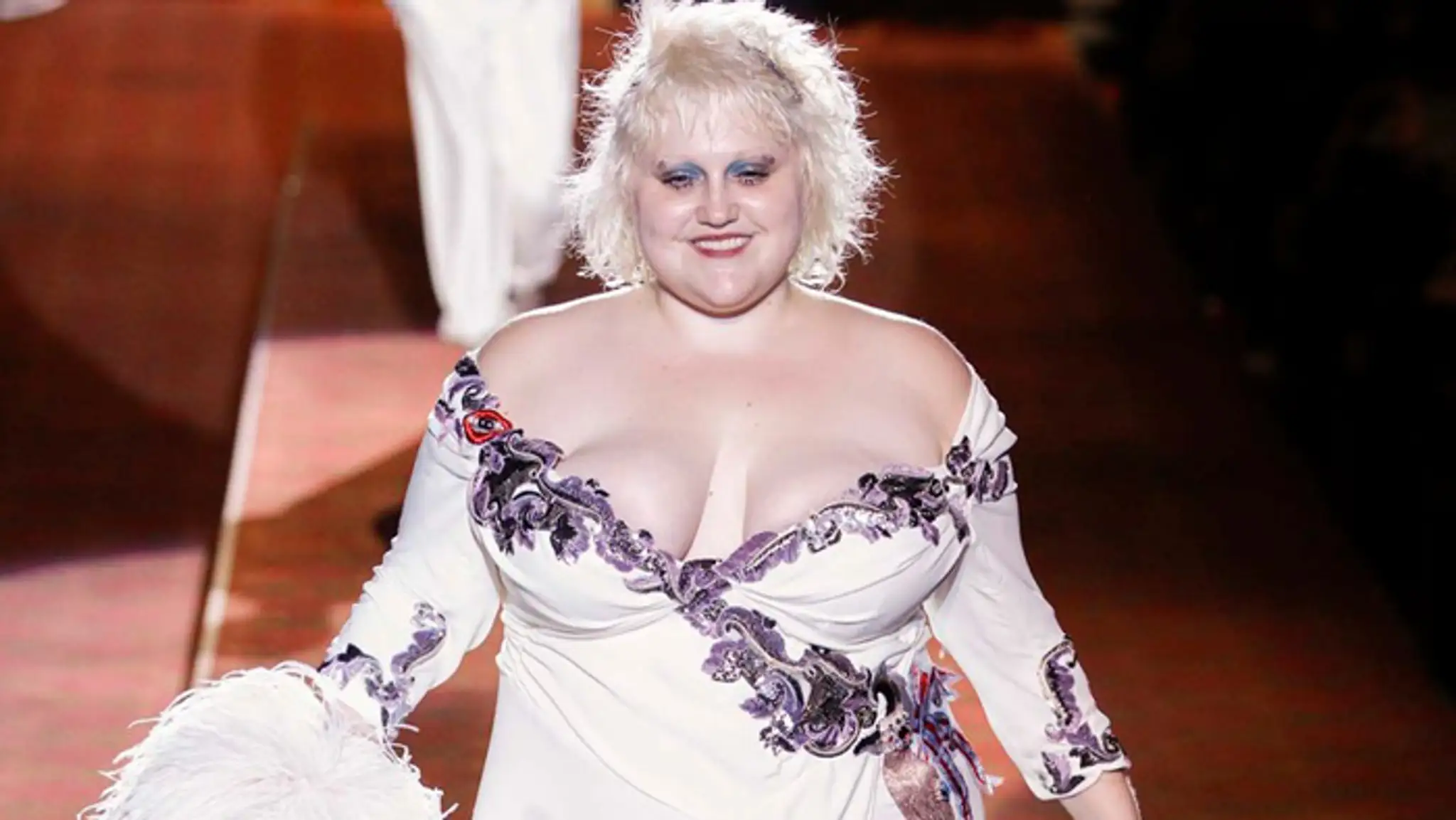 Beth Ditto ako modelka.