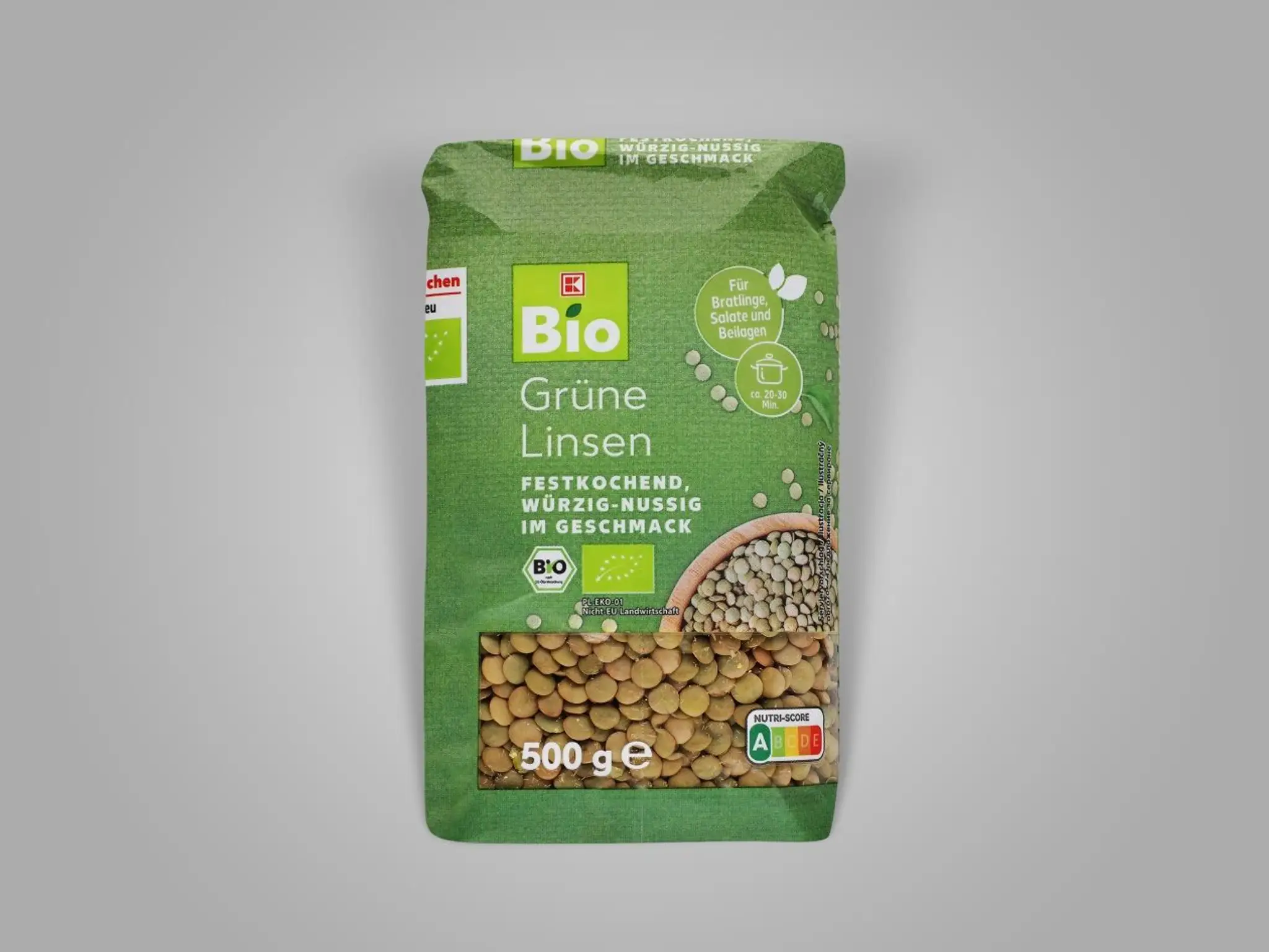 K-Bio Šošovica zelená 500g