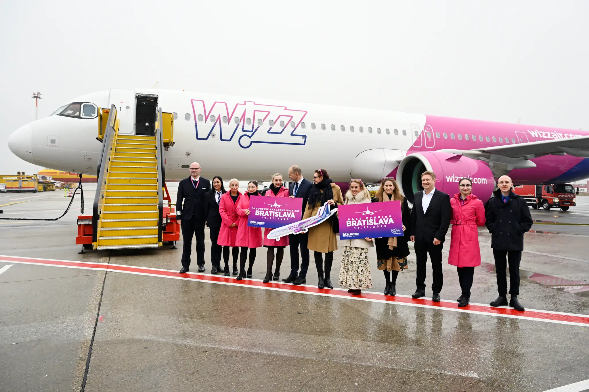 Wizz Air rozširuje kapacity na letisku v Bratislave