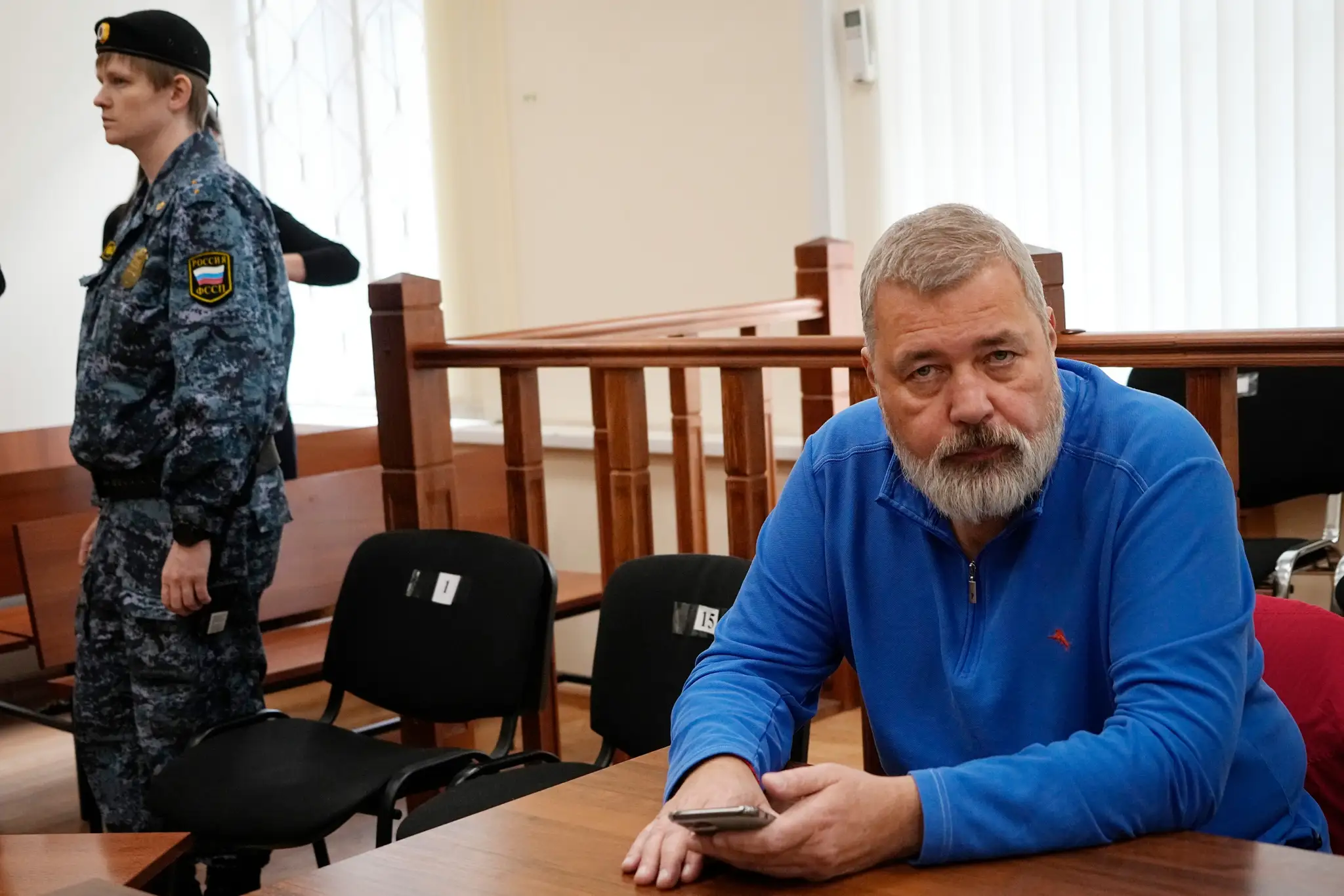 Šéfredaktor nezávislého ruského denníka Novaja gazeta Dmitrij Muratov.