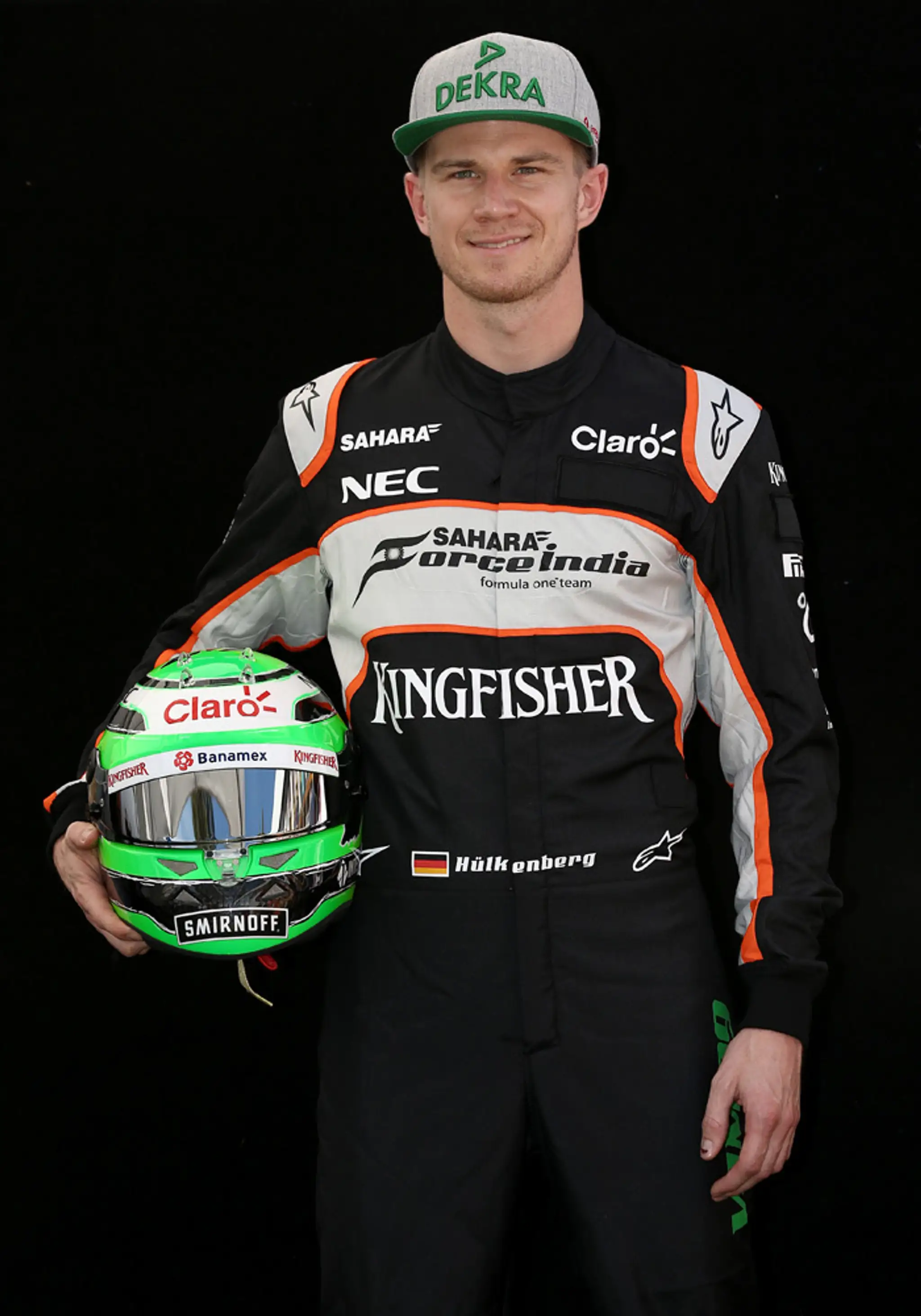 Nemecký jazdec tímu Force India Nico Hülkenberg.