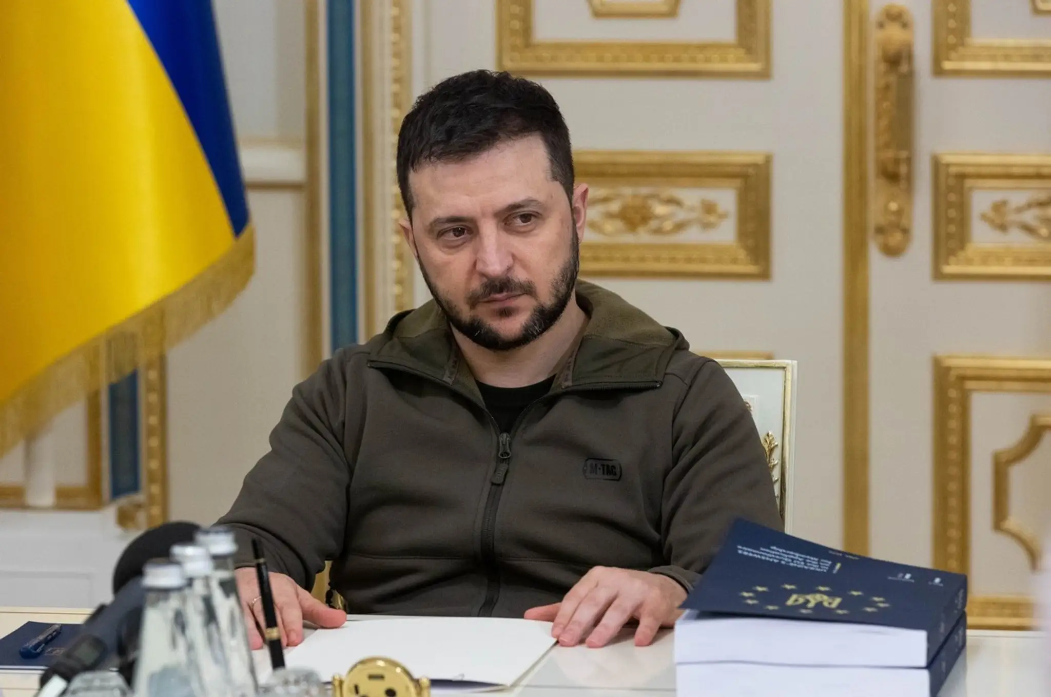 Ukrajinský prezident Volodymyr Zelenskyj.