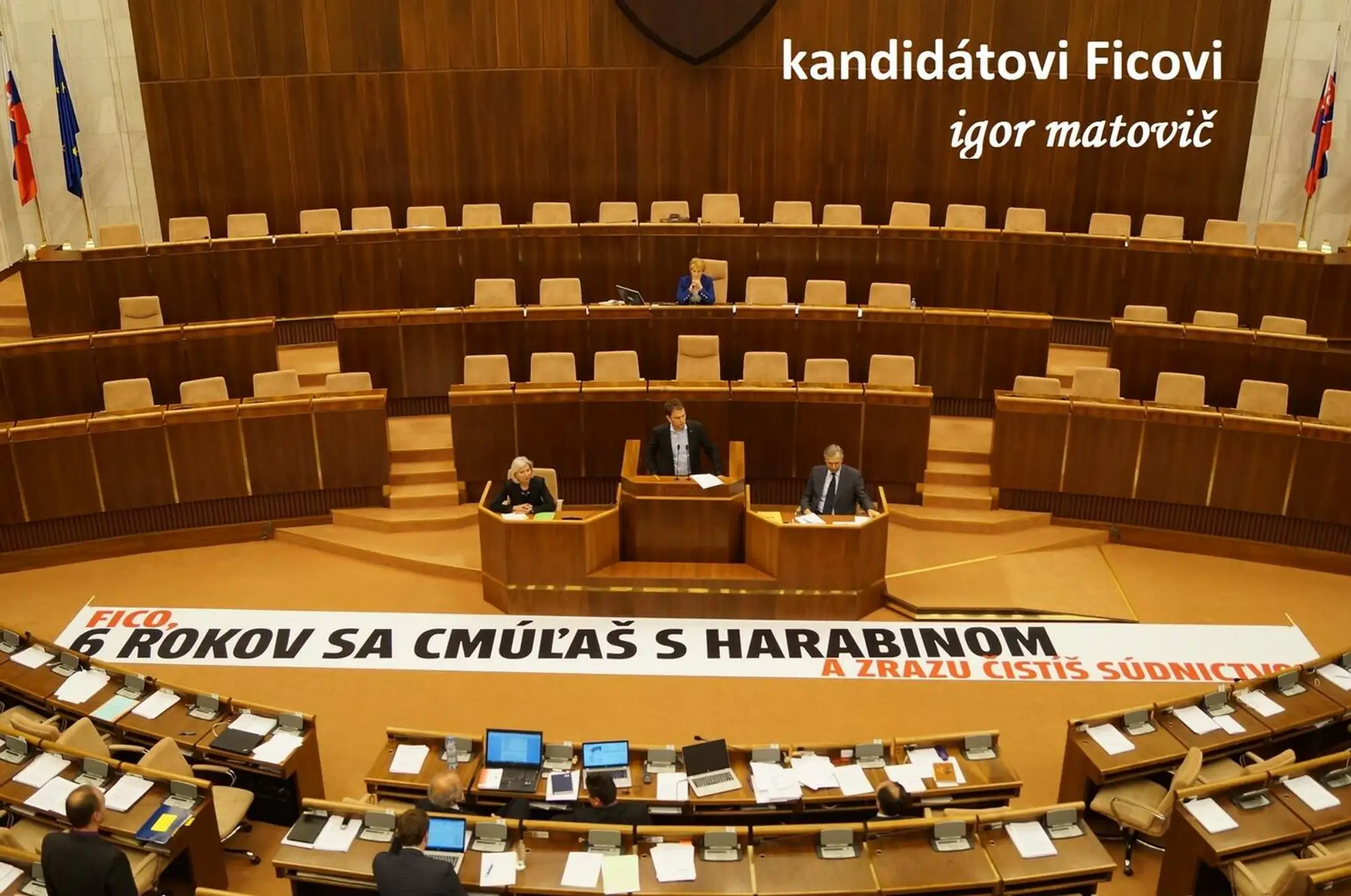 Matovič a harabinove cmuľanie