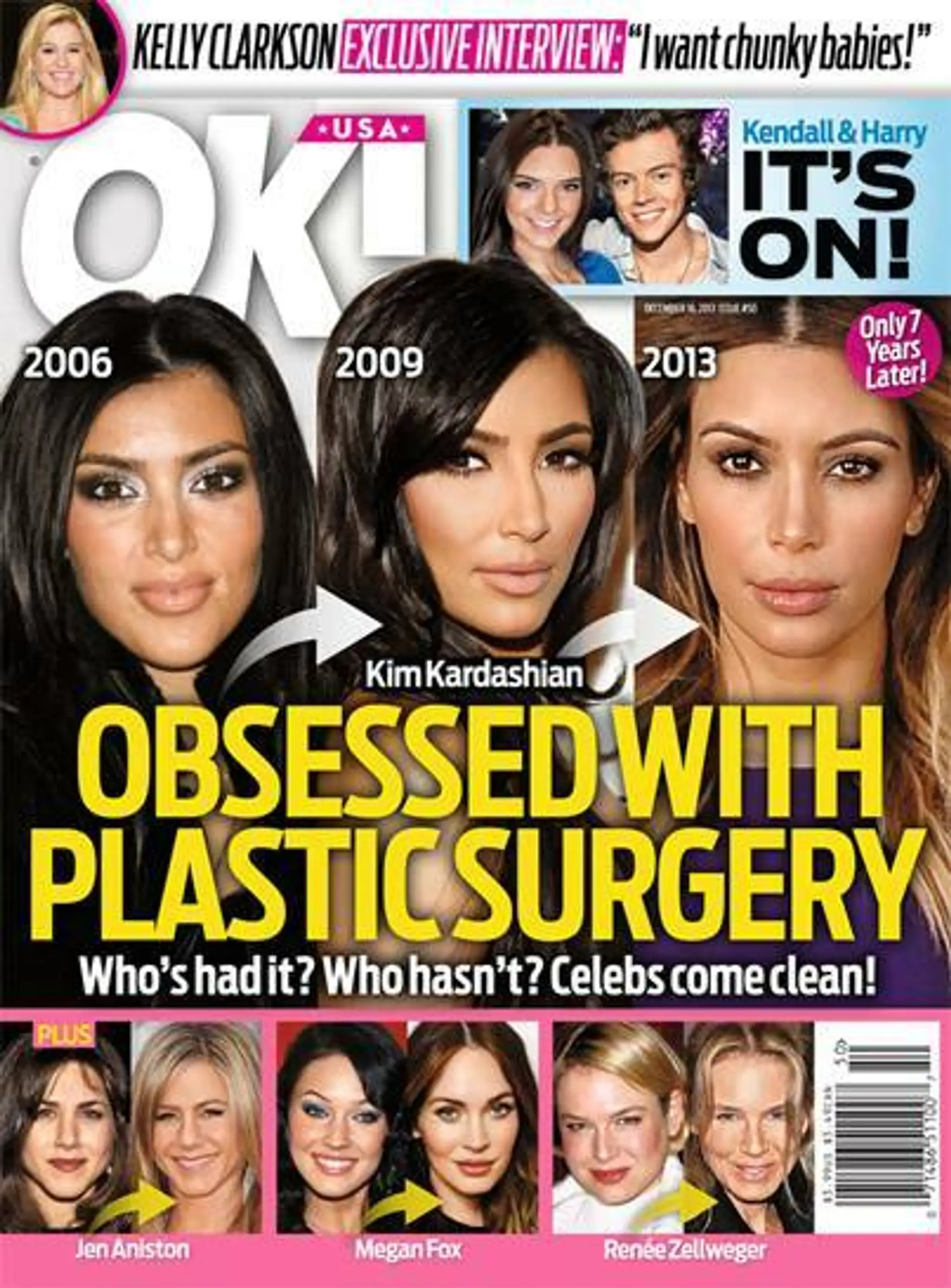 Kim Kardashian si vzal na mušku magazín OK!