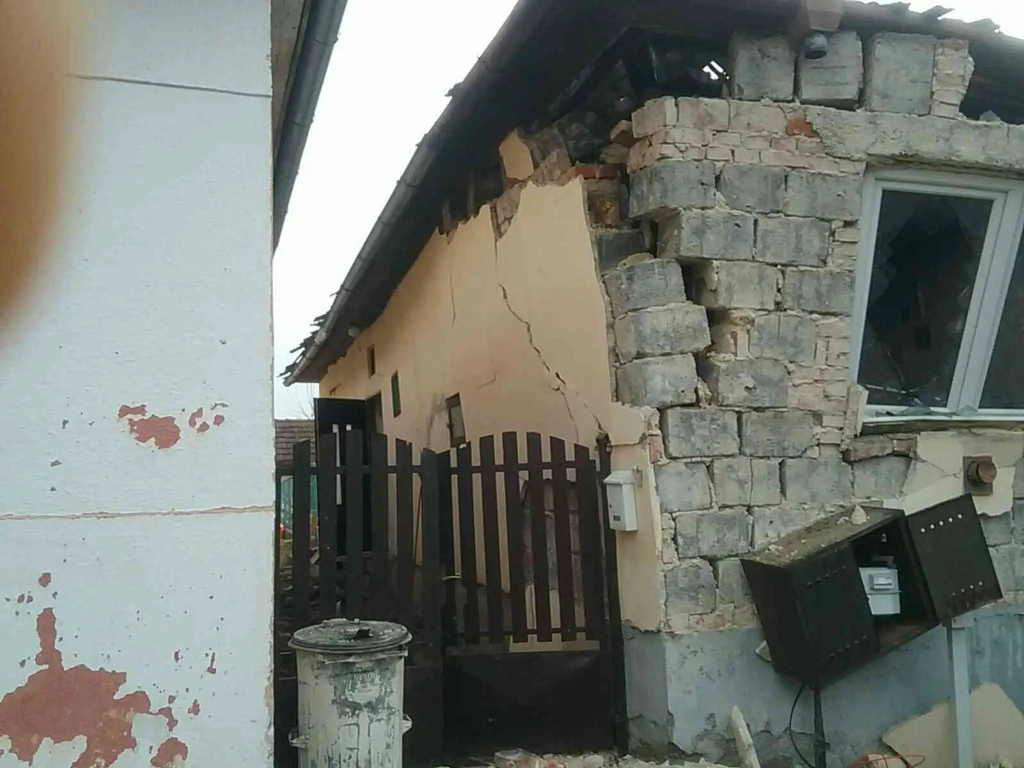 Výbuch domu v Spišskej Teplici.