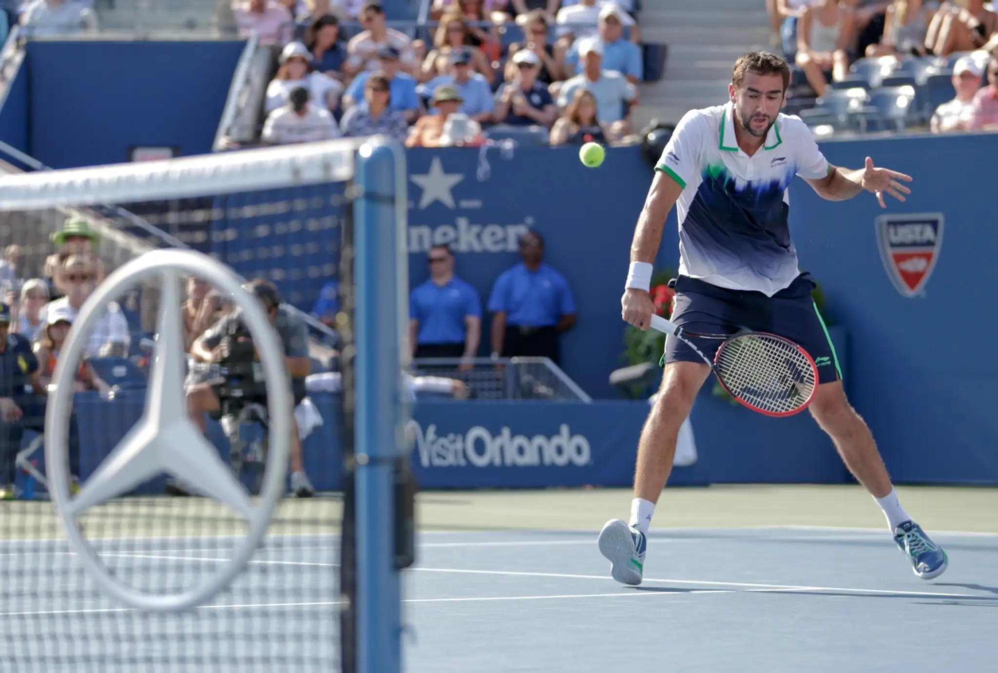 Chorvát Marin Čilič maľ veľmi dobrý vstup do štvrťfináleho zápasu US Open s Tomášom Berdychom.
