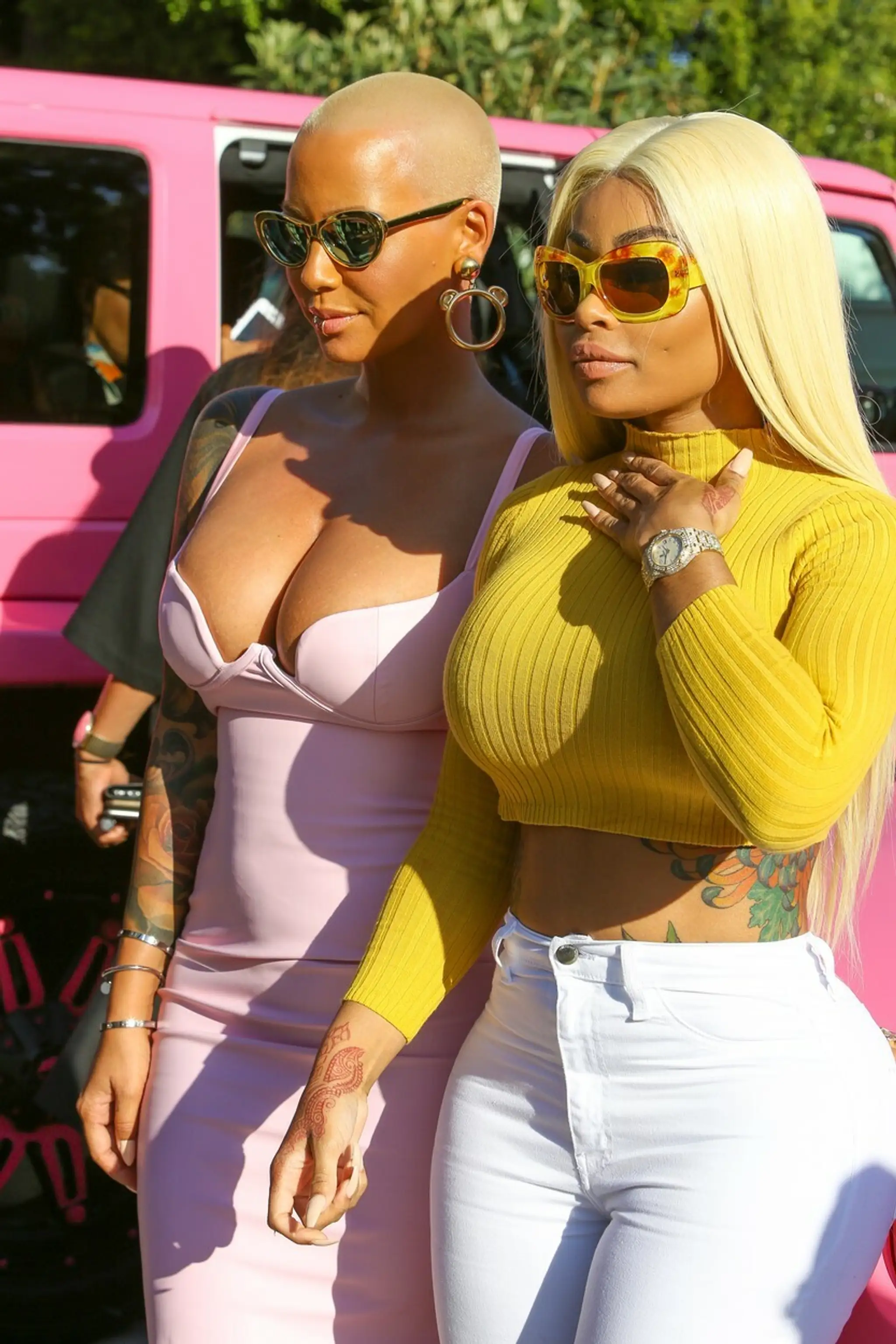 Blac Chyna (vpravo) a Amber Rose.