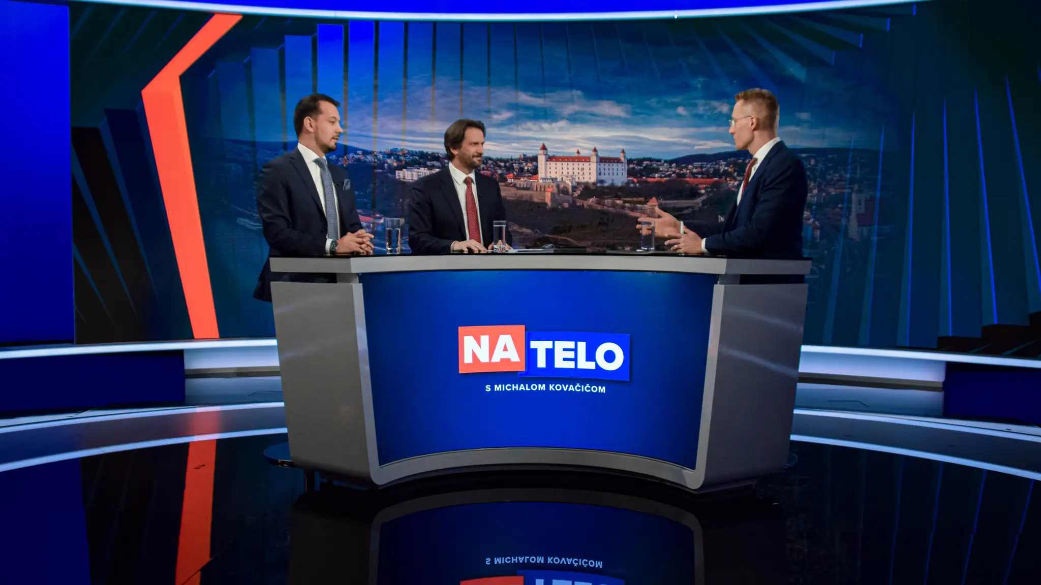 Juraj Šeliga a Robert Kaliňák v relácii Na telo.