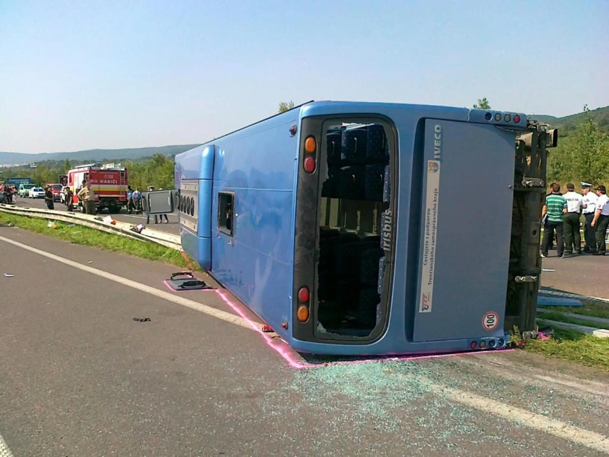 Nehoda autobusu pri Svätom Jure