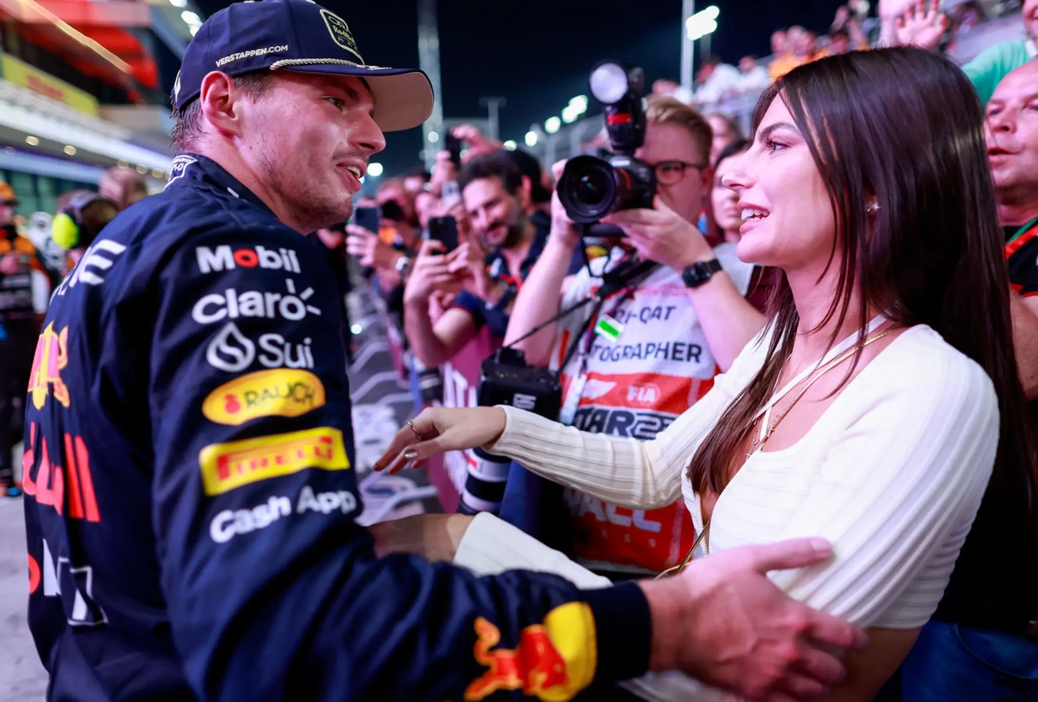 Max Verstappen a Kelly Piquet