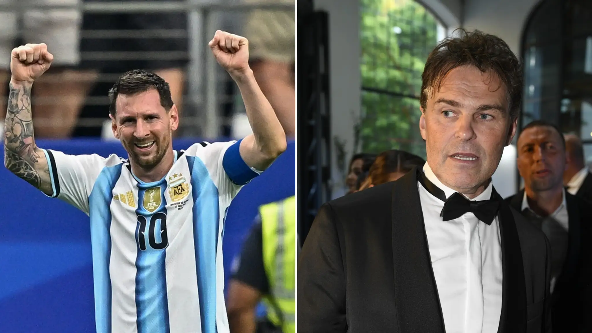 Lionel Messi a Jaromír Jágr