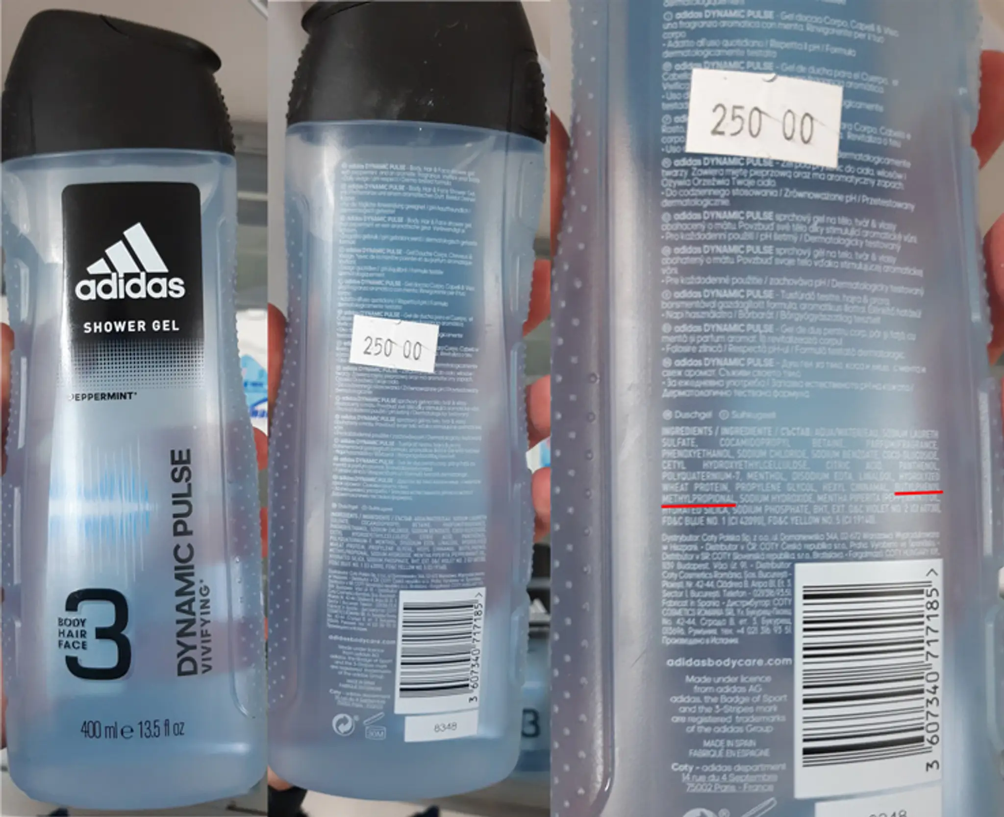 adidas DYNAMIC PULSE – sprchovací gél