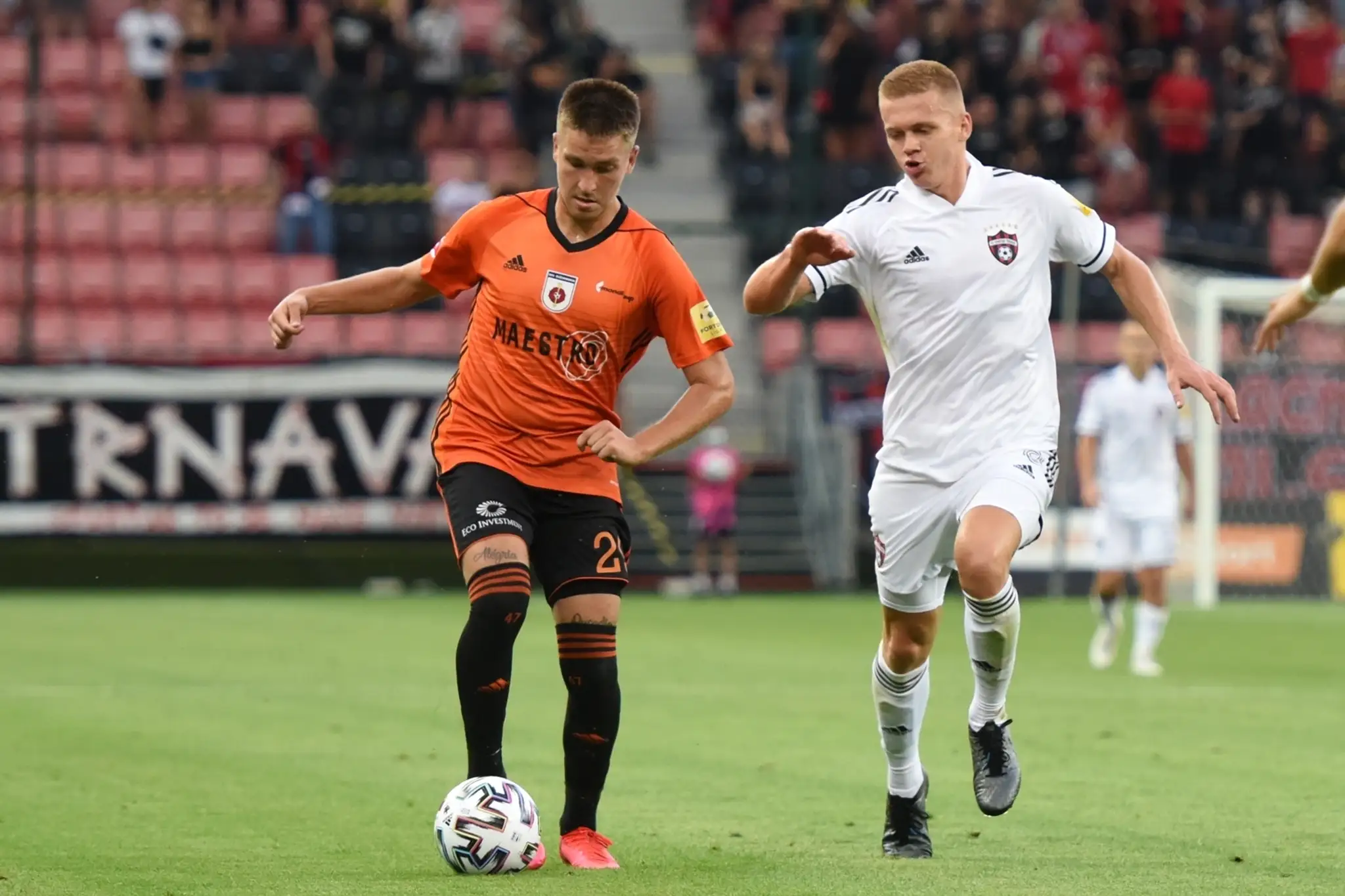 Adam Brenkus v zápase Fortuna ligy.