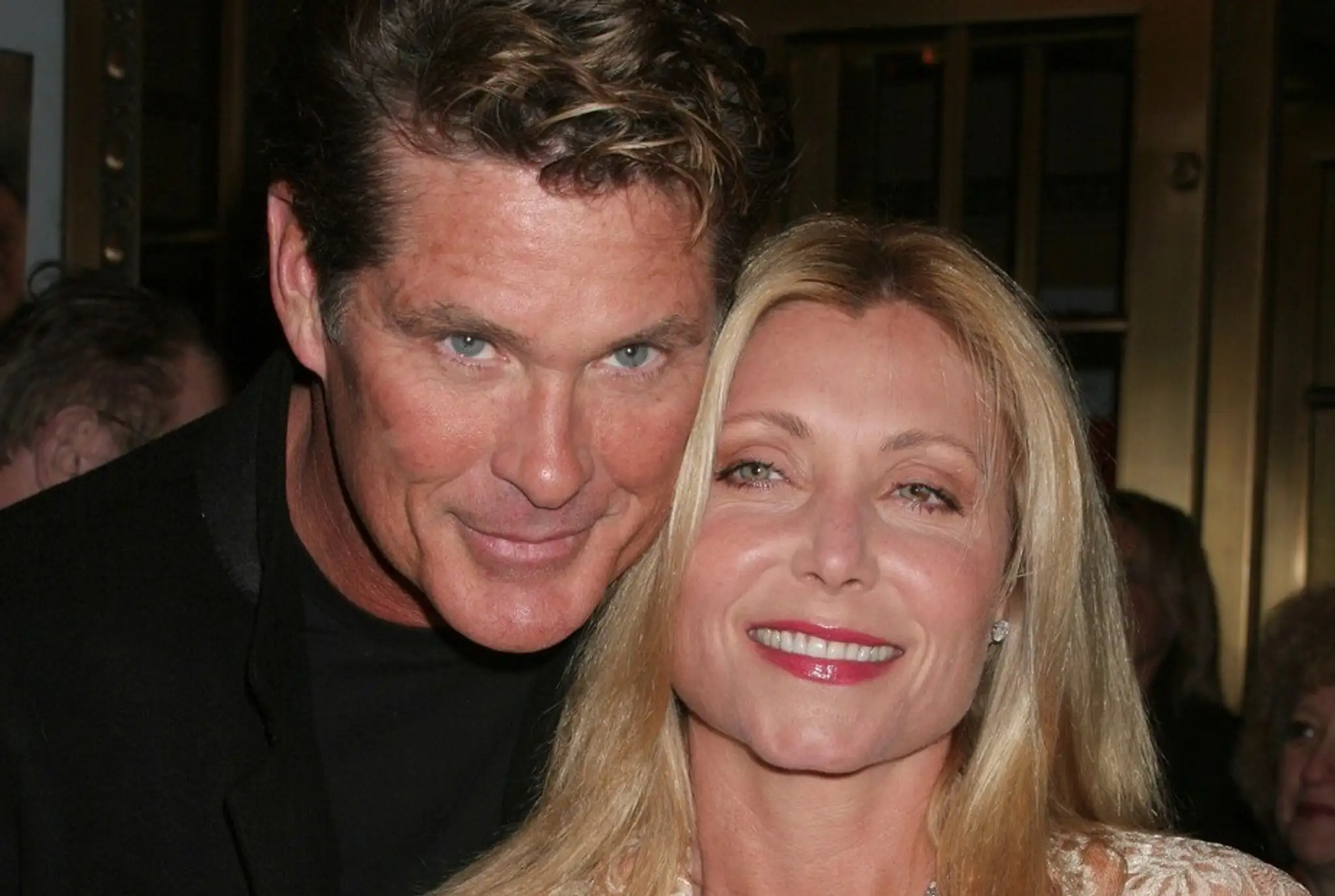 David Hasselhoff a Pamela Bach na archívnej fotke