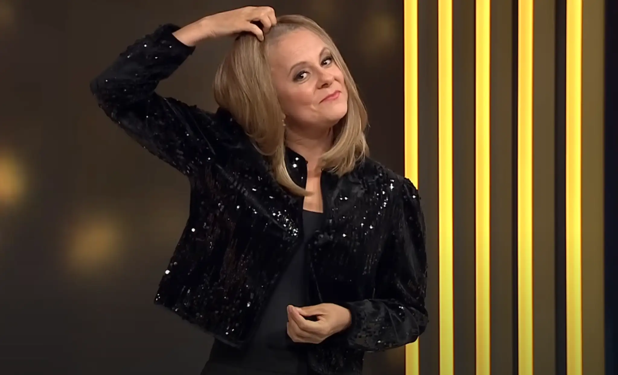 Laďka Něrgešová si v relácii Showtime dala dolu parochňu