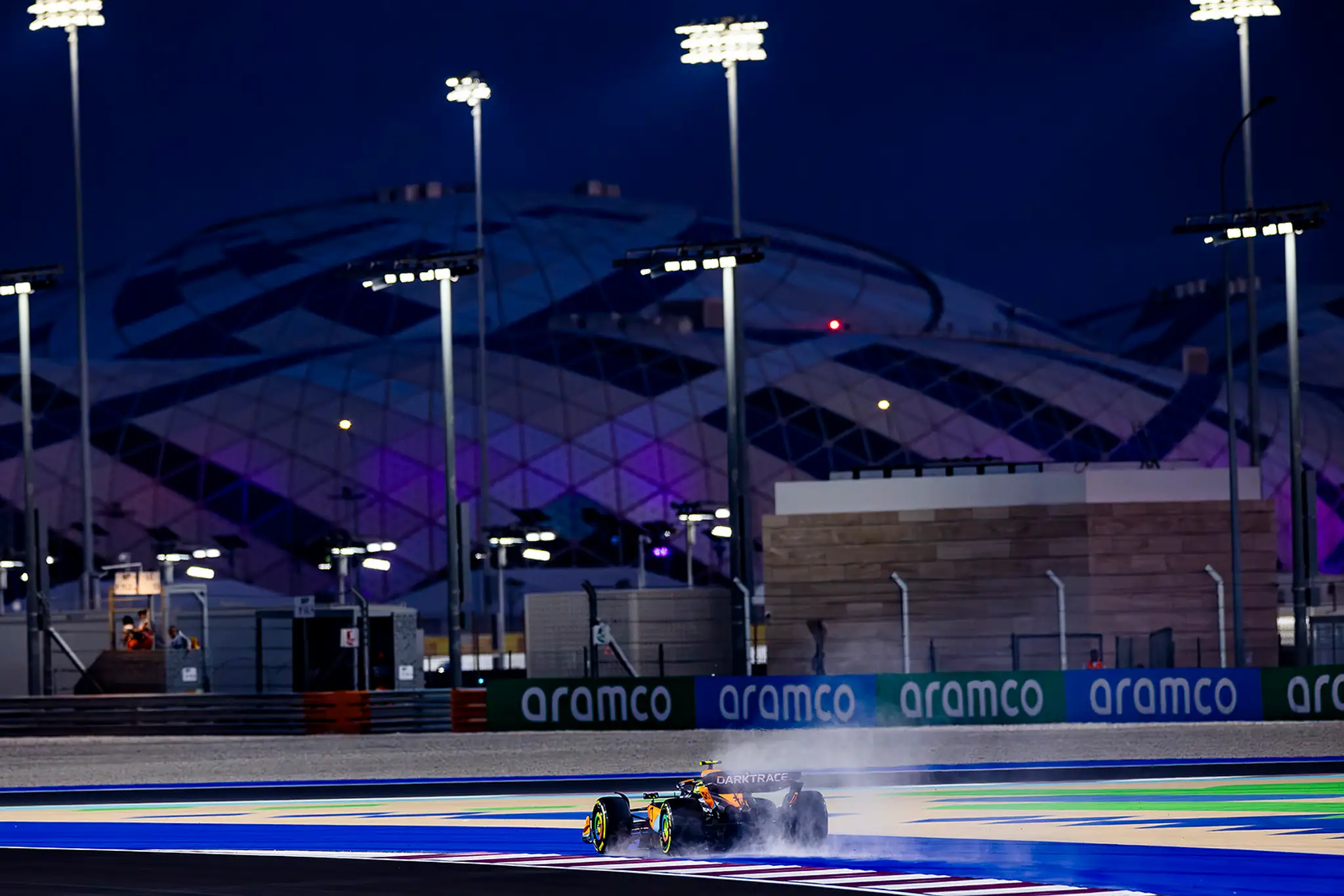 Lando Norris na okruhu Losail.