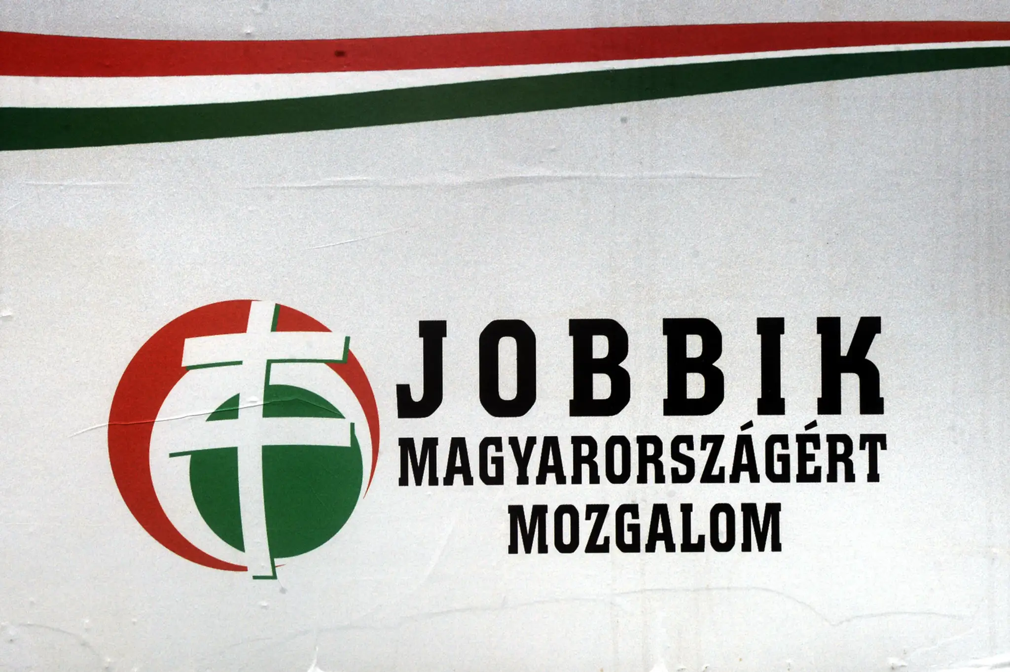 Volebný bilbord strany Jobbik