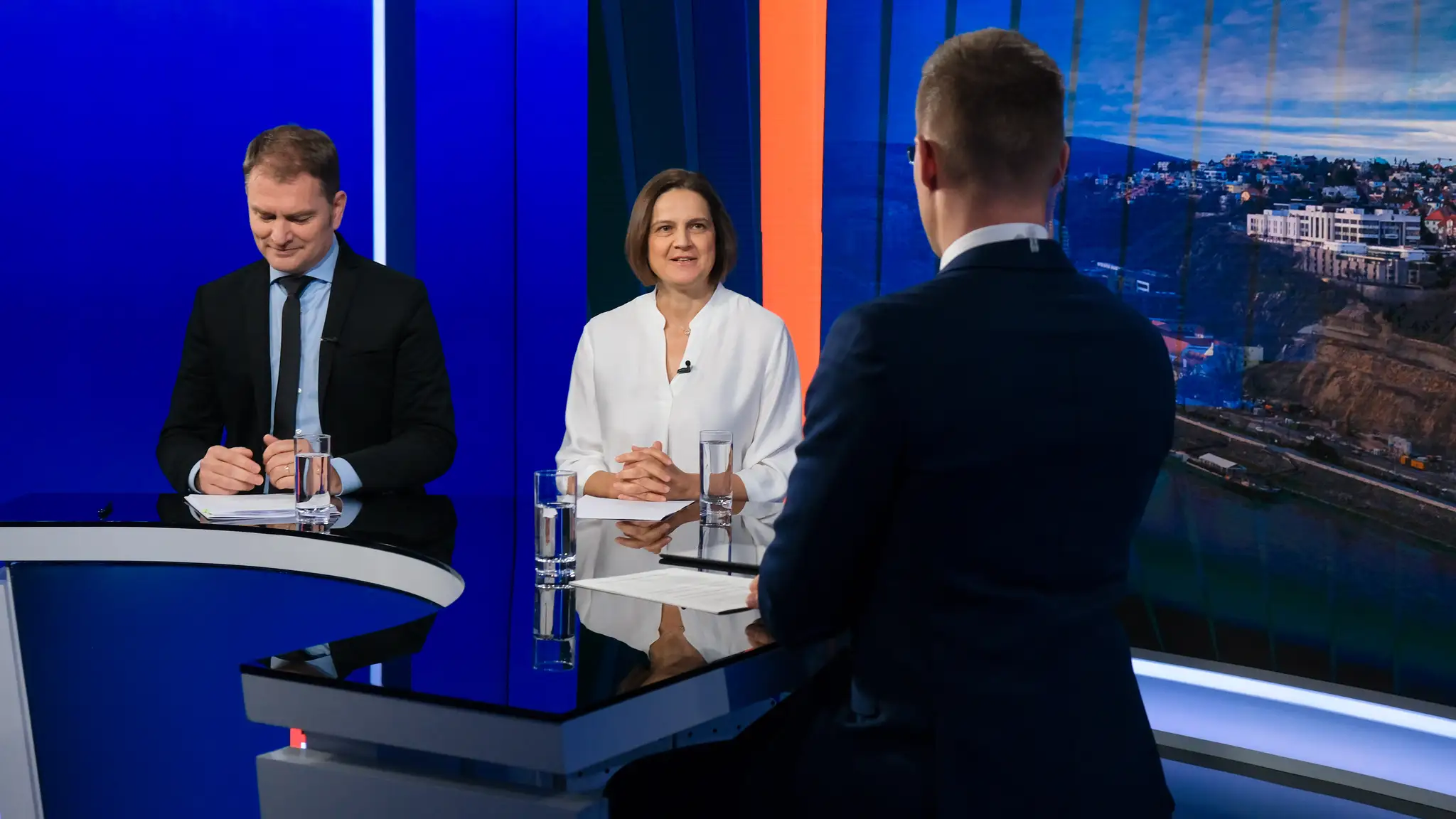 Igor Matovič a Mária Kolíková v relácii Na telo.