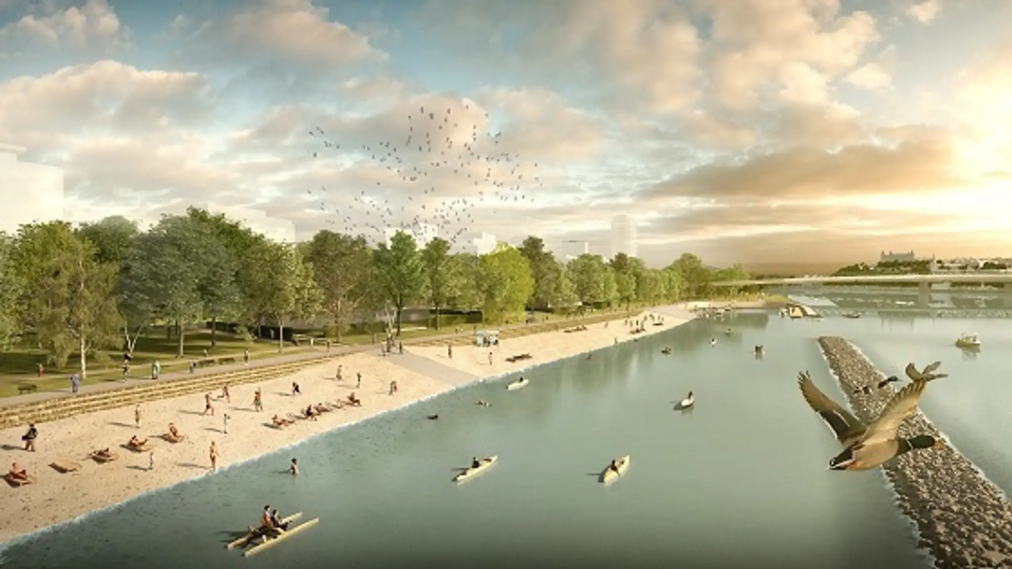 Lido - letecký pohľad
