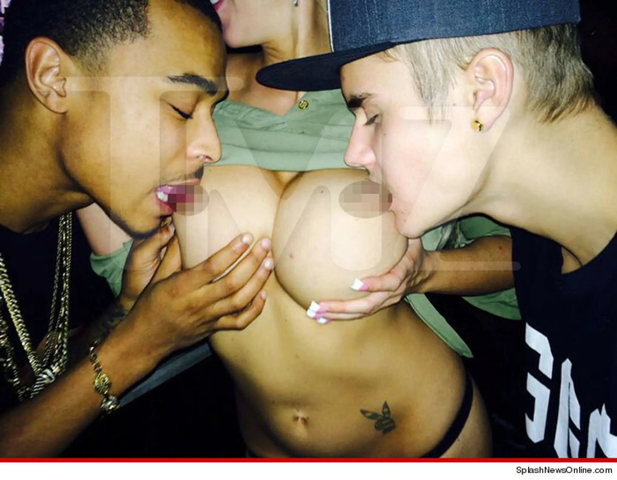 Justin Bieber so striptérkou