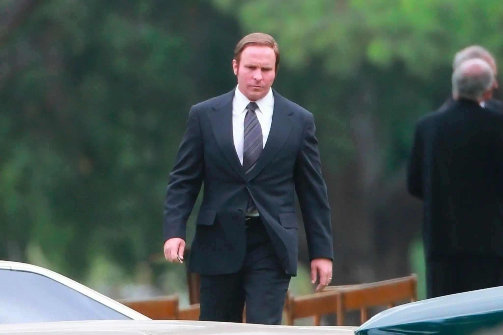 Christian Bale ako viceprezident Dick Cheney vo filme Backseat
