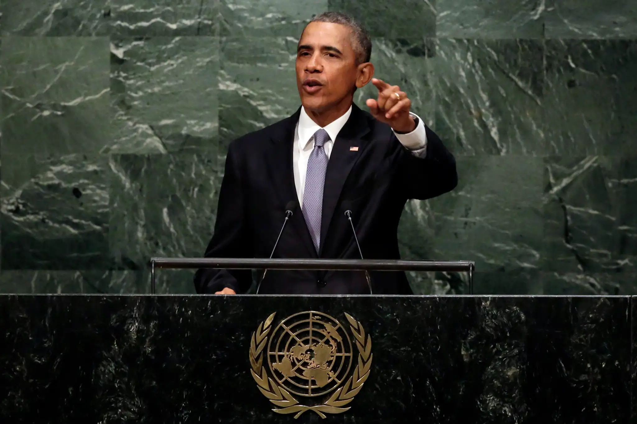 Prezident Barack Obama na pôde OSN