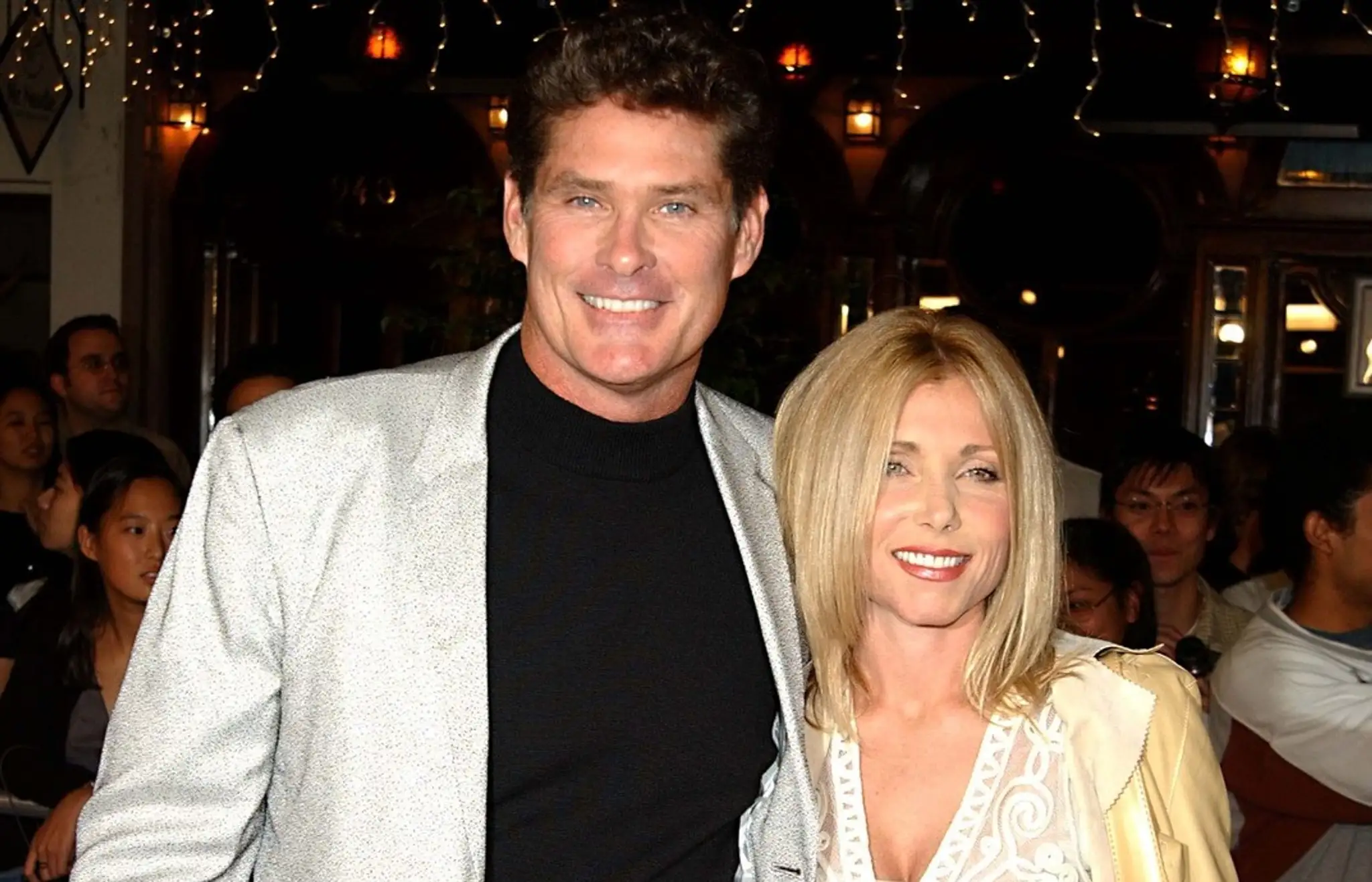 David Hasselhoff a Pamela Bach na archívnej snímke