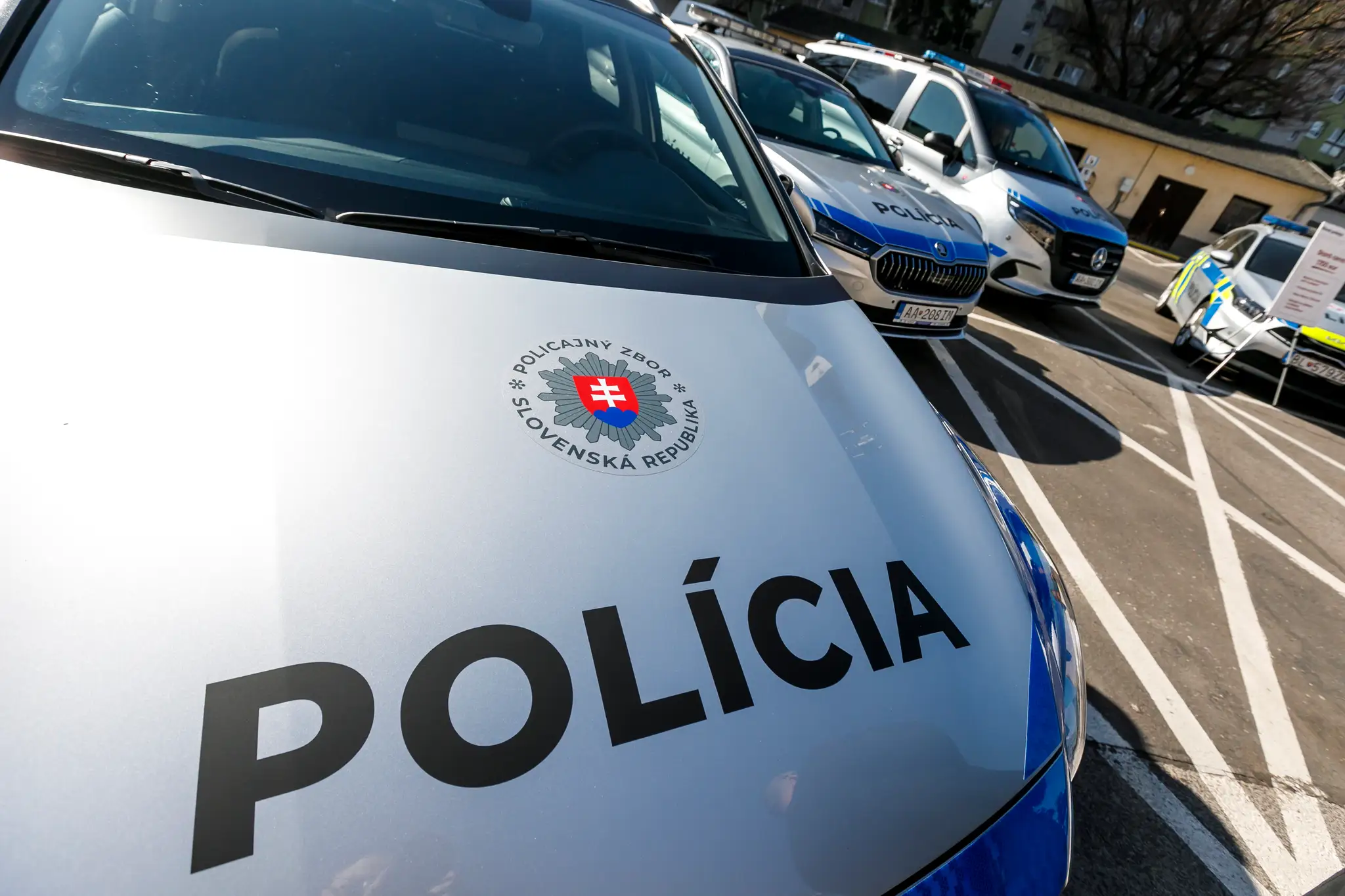 Nový dizajn policajných áut.