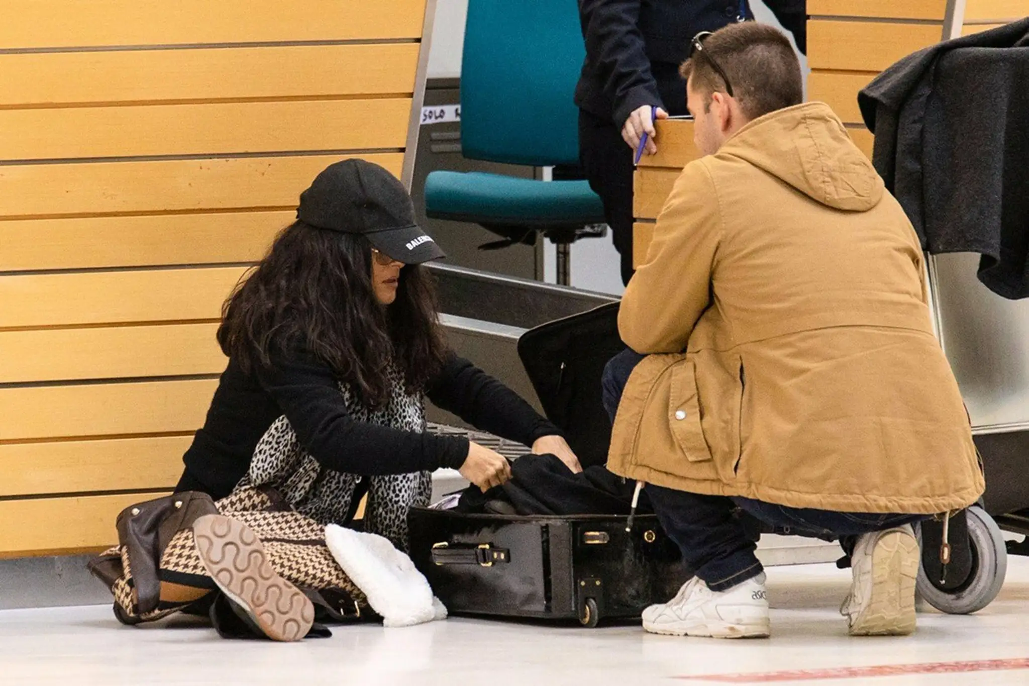 Salma Hayek na almerijskom letisku