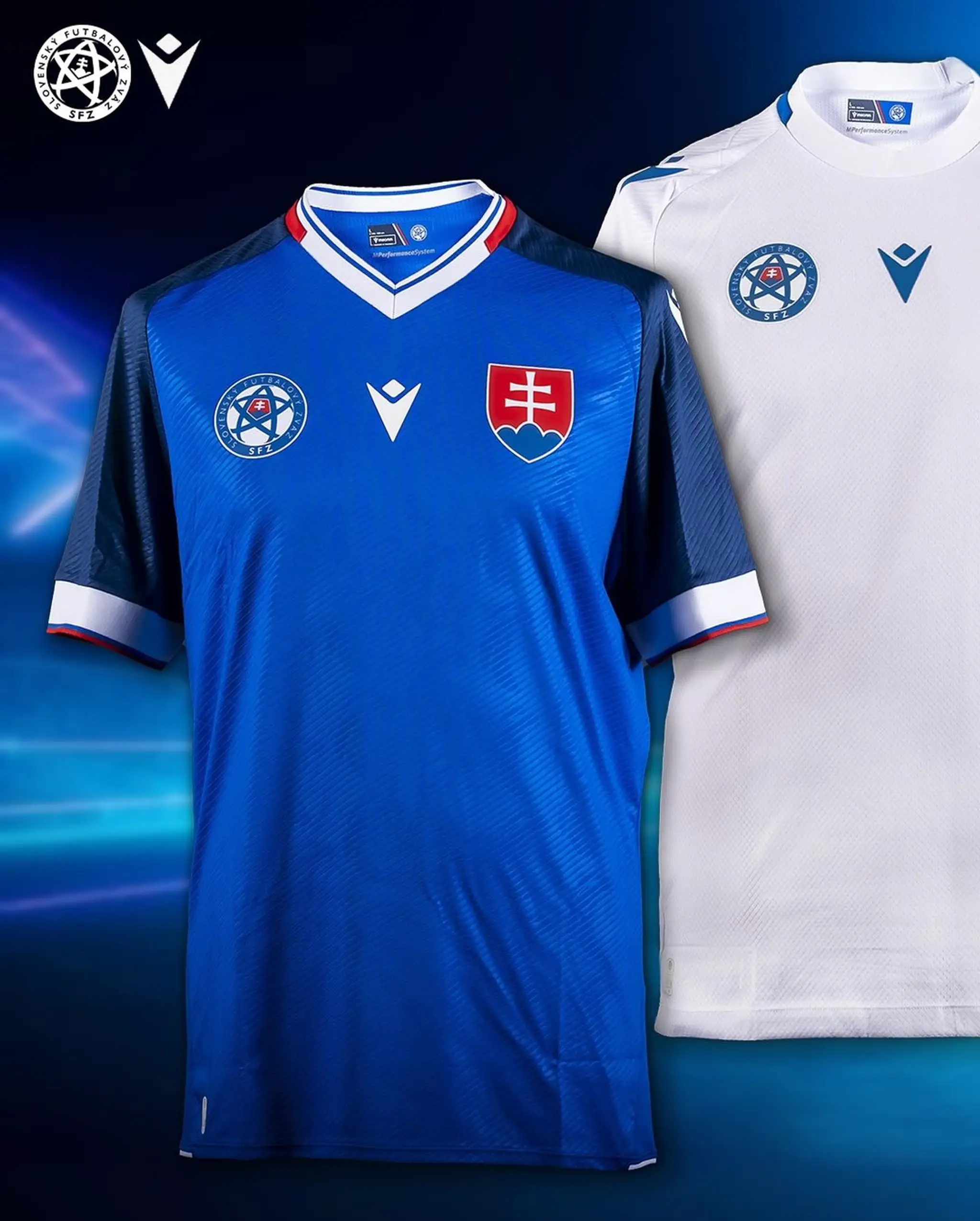 Nové dresy slovenskej futbalovej reprezentácie.