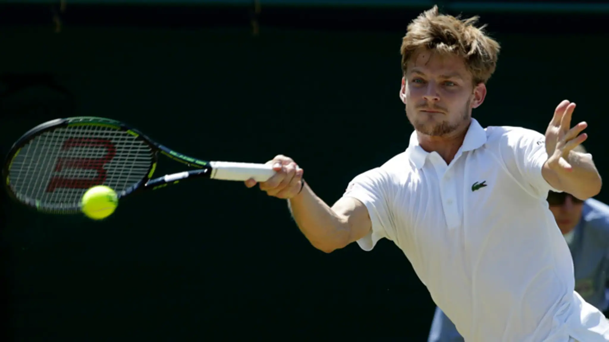 Belgický tenista David Goffin na Wimbledone.