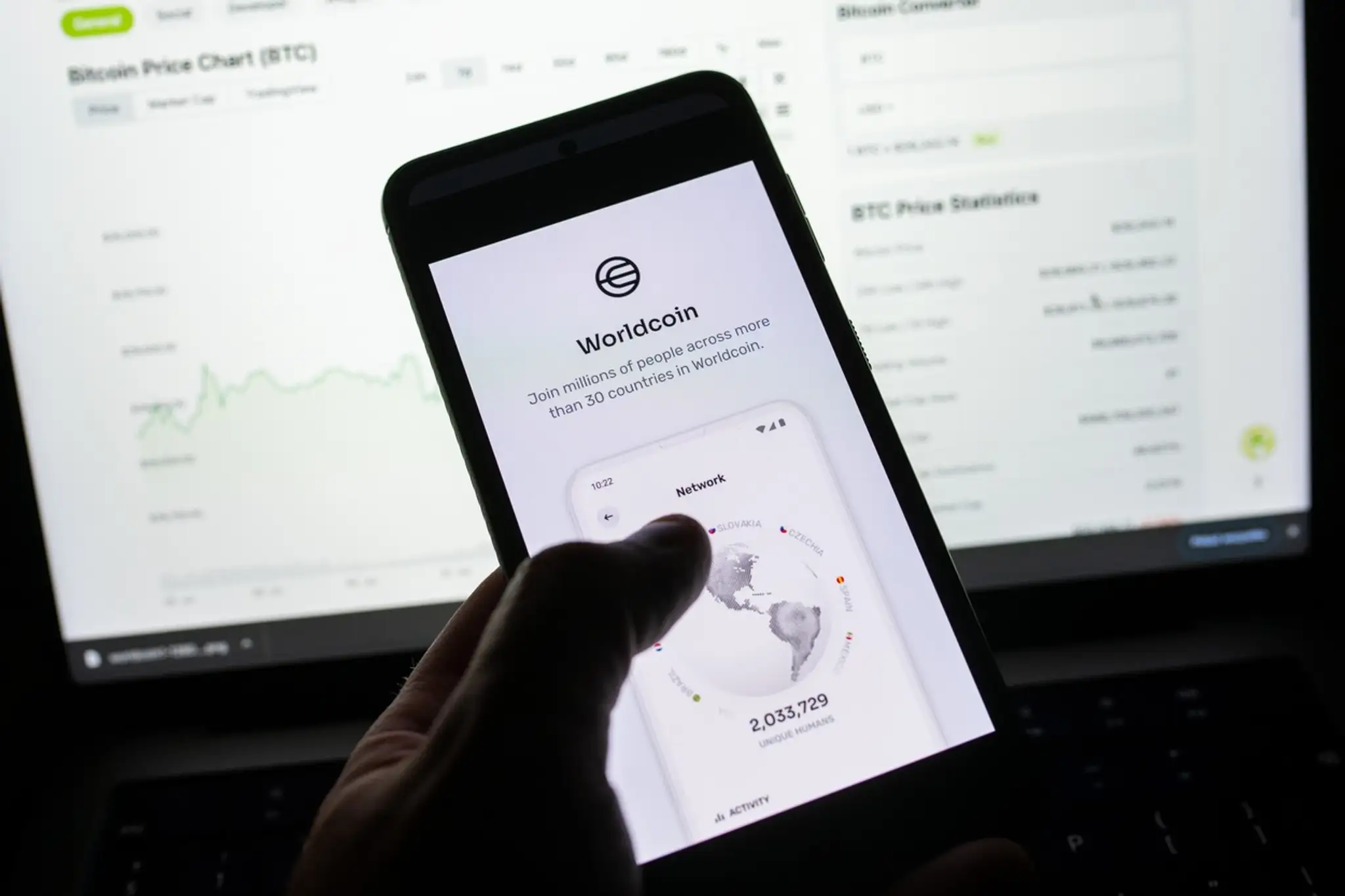 Kryptomena Worldcoin