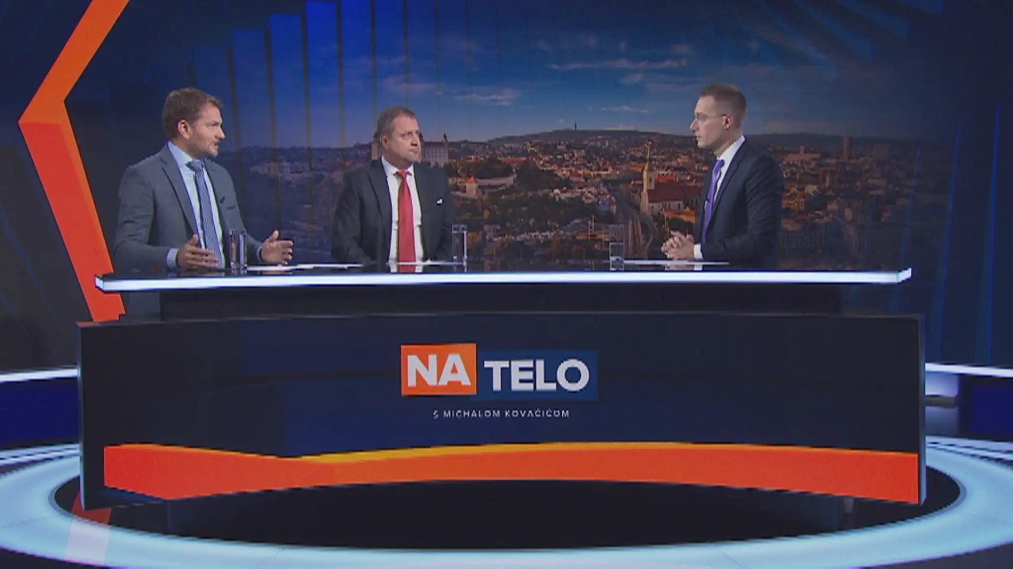 Na telo.