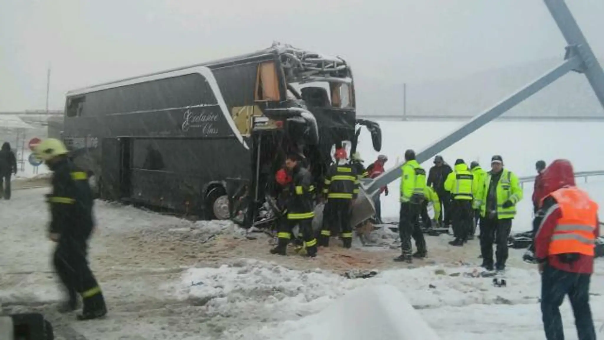Nehoda autobusu na Spiši