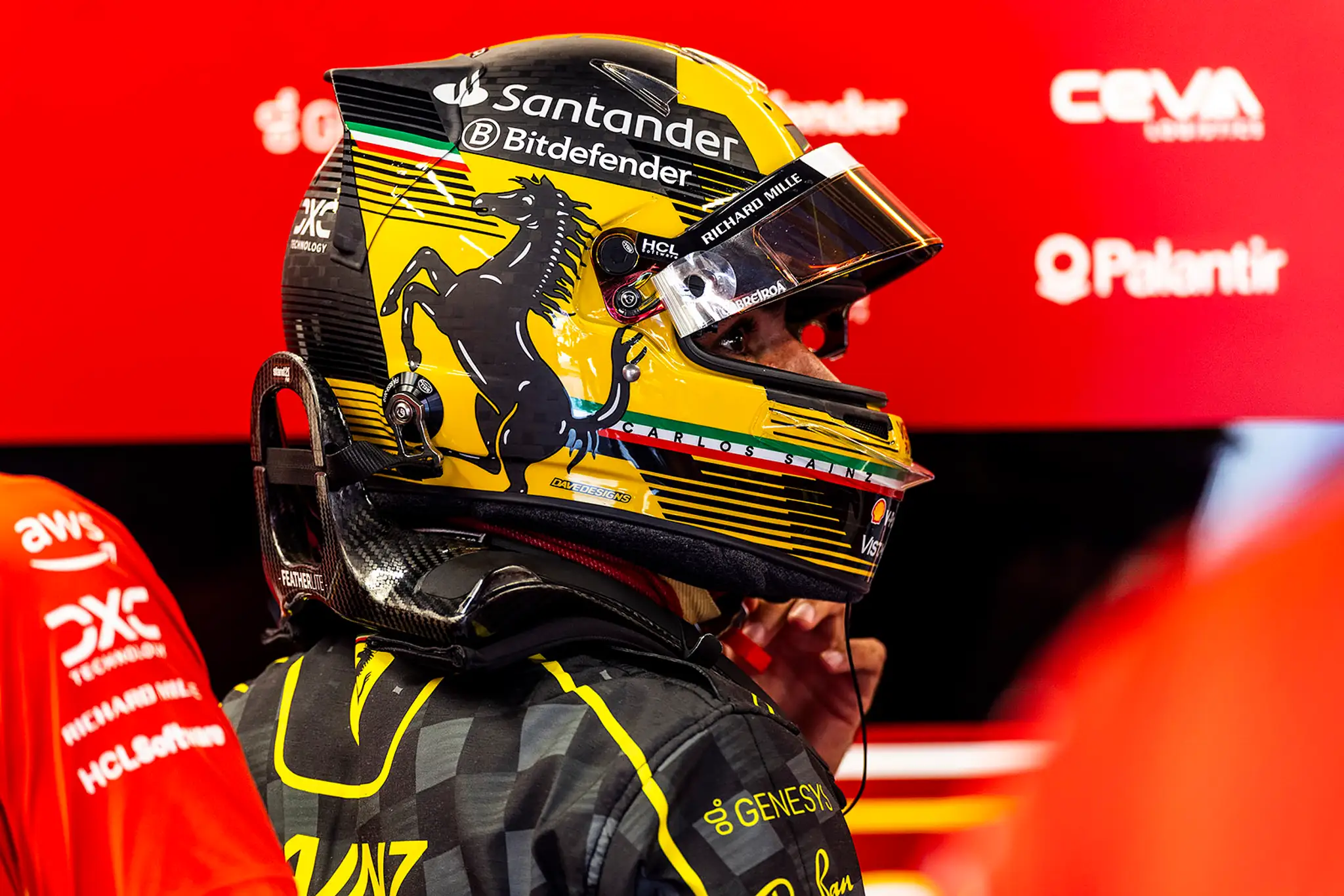 Španiel Carlos Sainz z Ferrari.