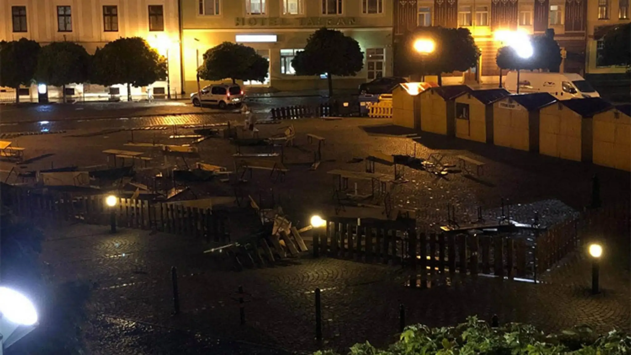 Skalica po búrke.