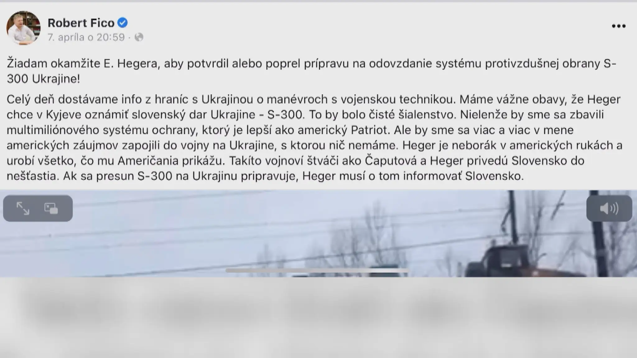 Status, ktorý preveruje polícia.