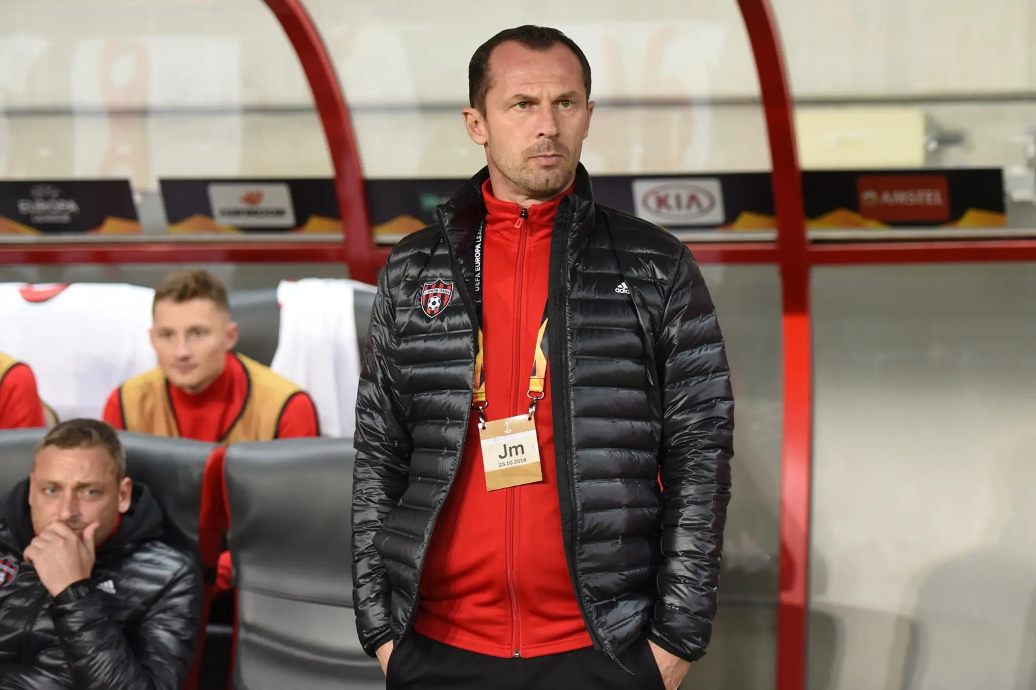 Na snímke tréner Spartaka Radoslav Látal