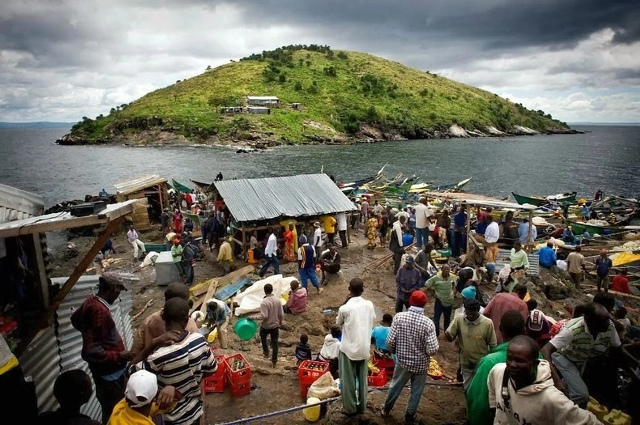 Africký ostrov Migingo