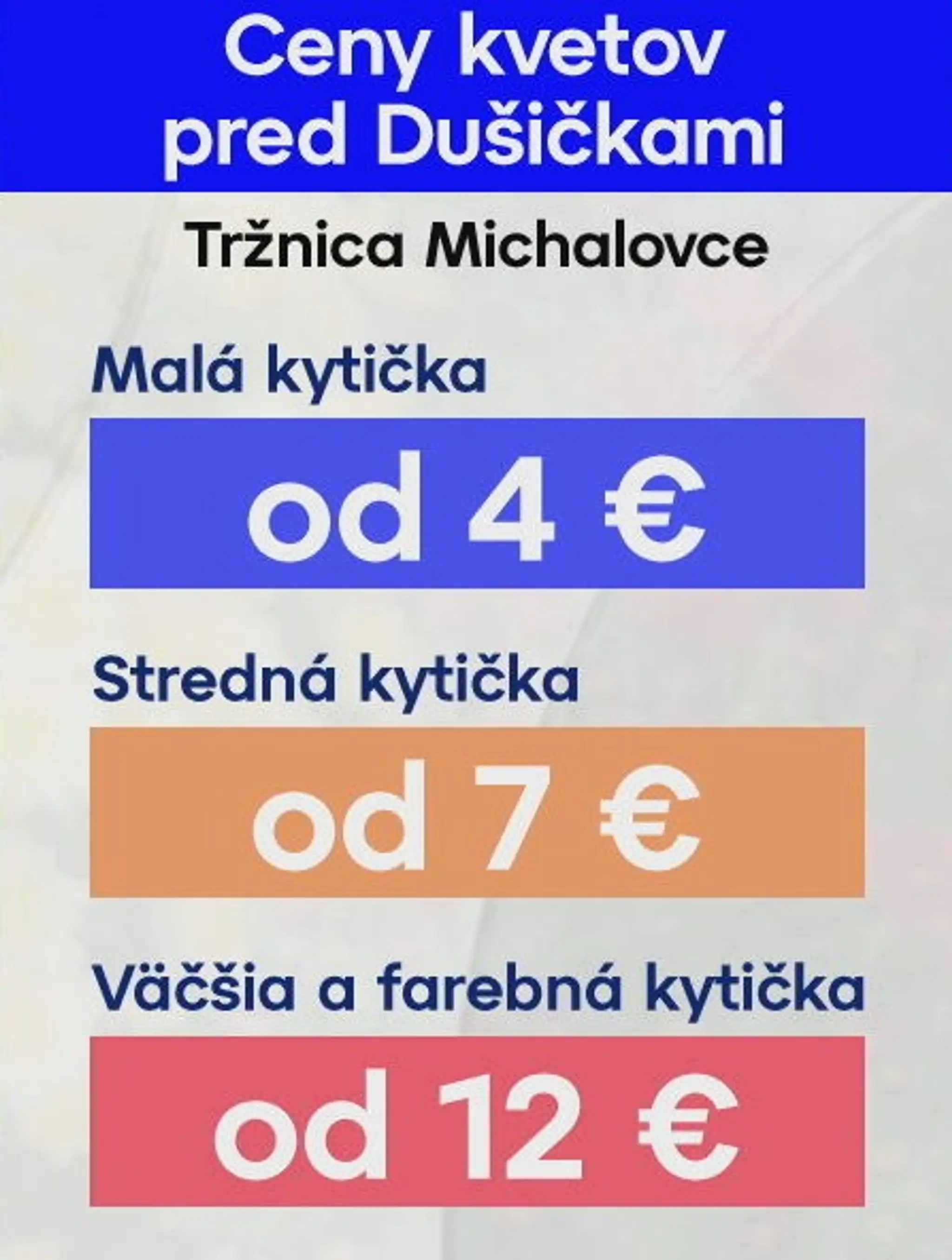 Ceny v Michalovciach 