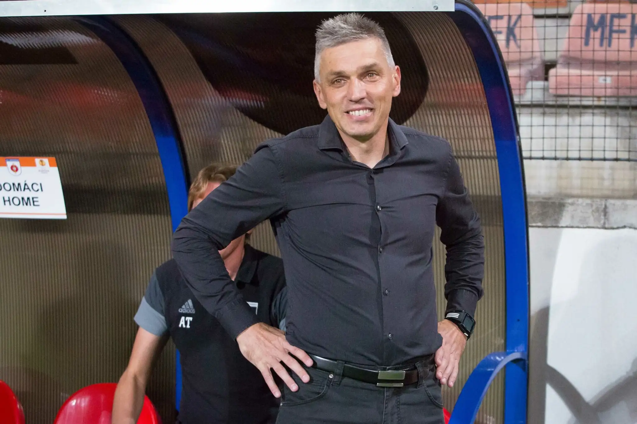 Na snímke tréner Ružomberka Norbert Hrnčár v odvete 3. predkola Európskej ligy vo futbale MFK Ružomberok - FC Everton.