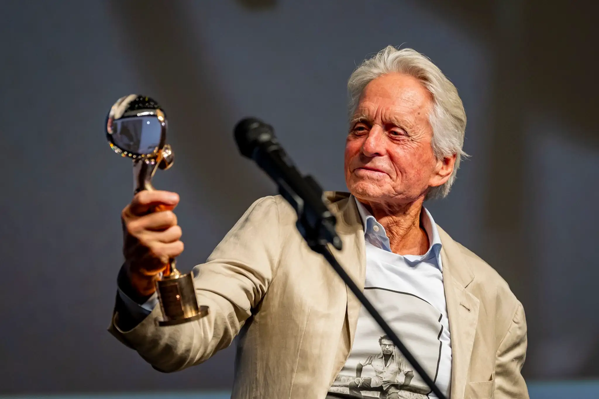 Michael Douglas na 59. ročníku MFF KV