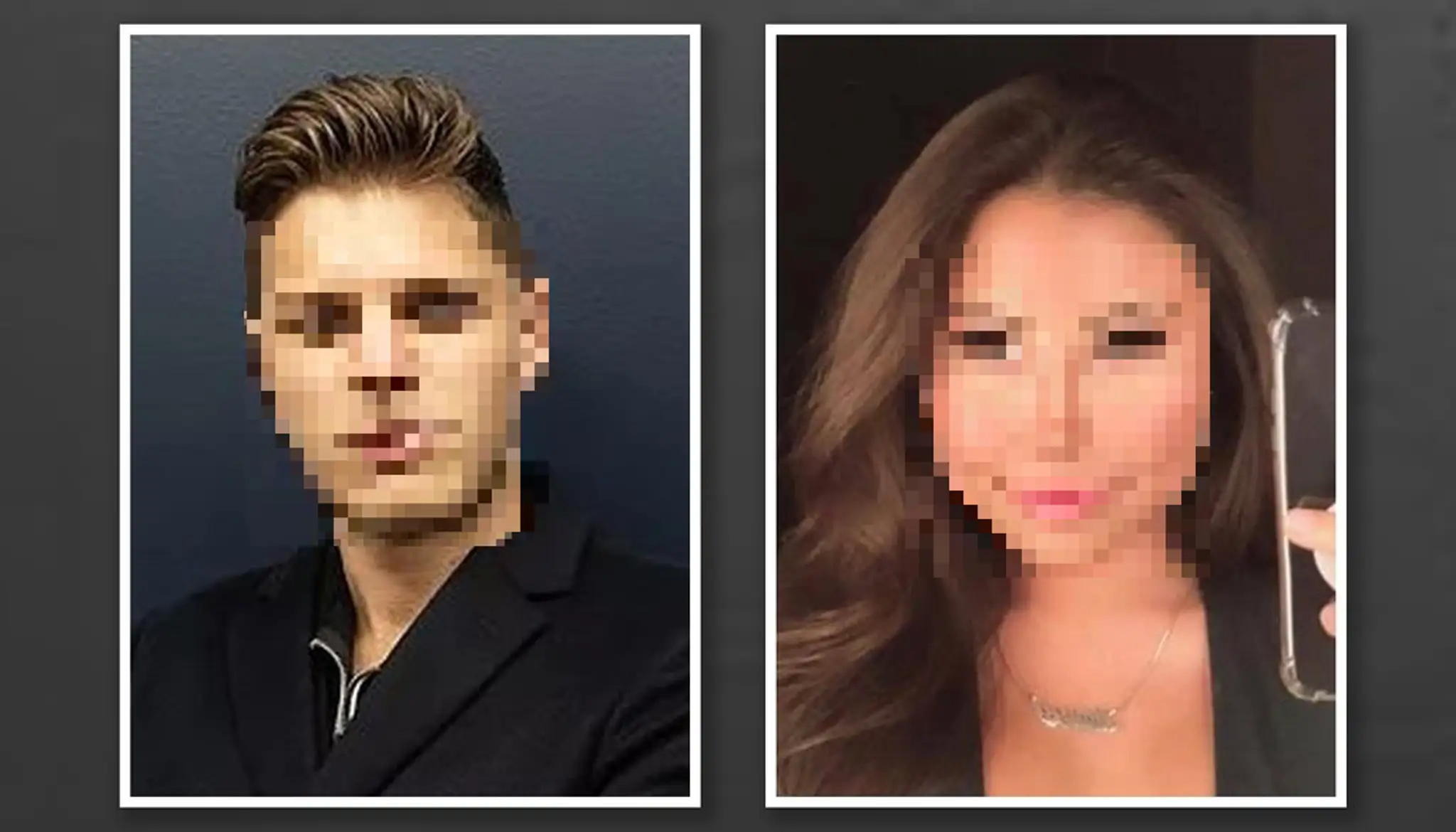 Zadržaný Oliver Karafa a jeho komplicka Lucy Li 