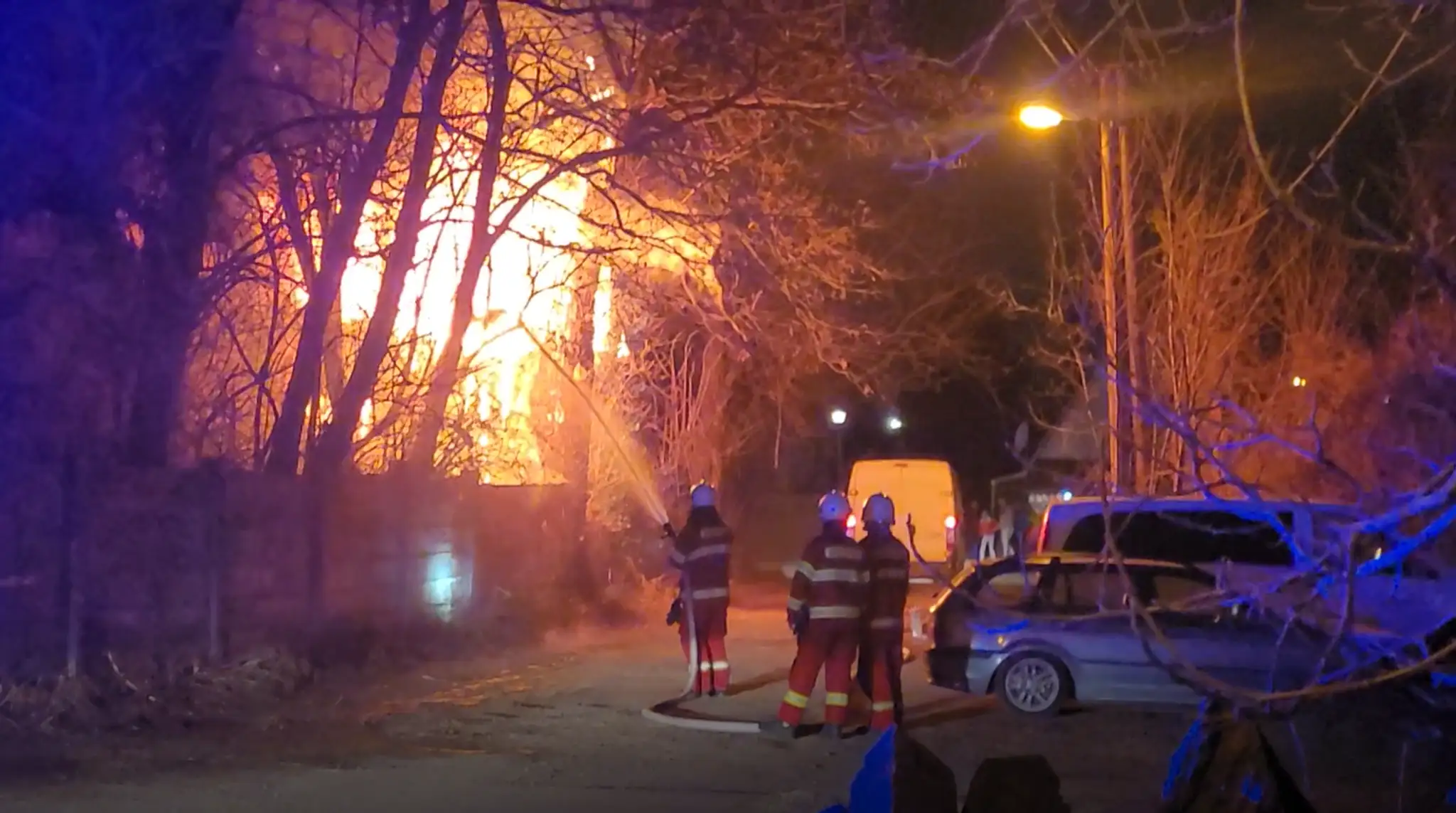 Požiar haly v Ružinove