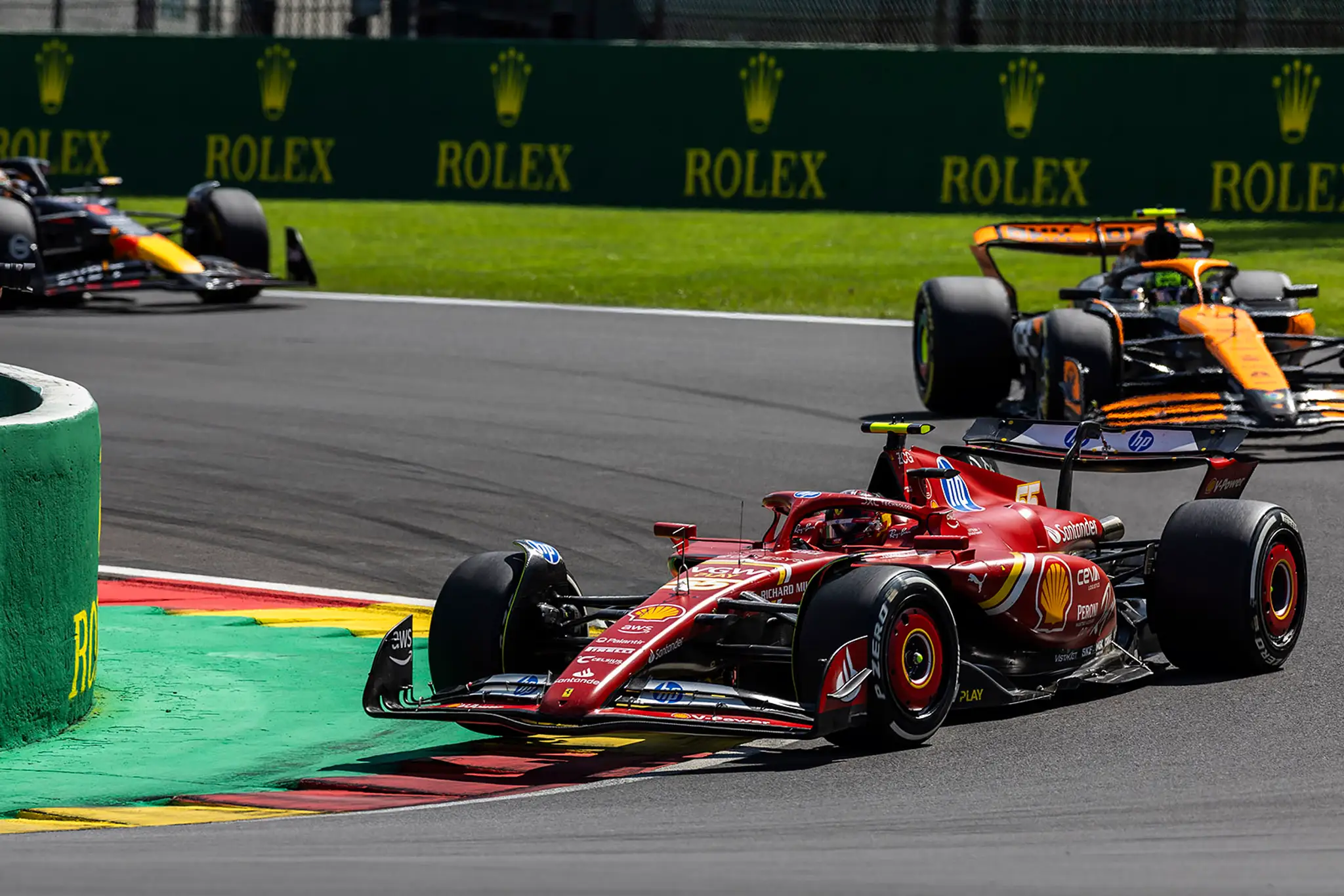 Carlos Sainz na trati.