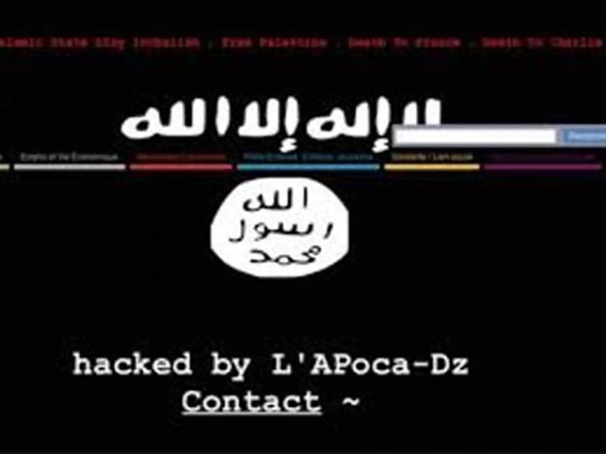 Islamisti hackli stovky stranok