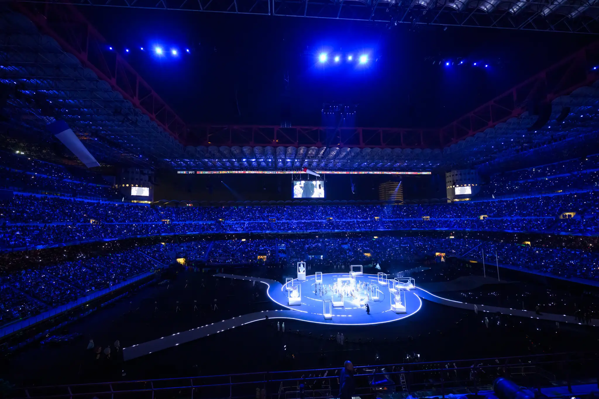 Na snímke vystúpenia počas otváracieho ceremoniálu.