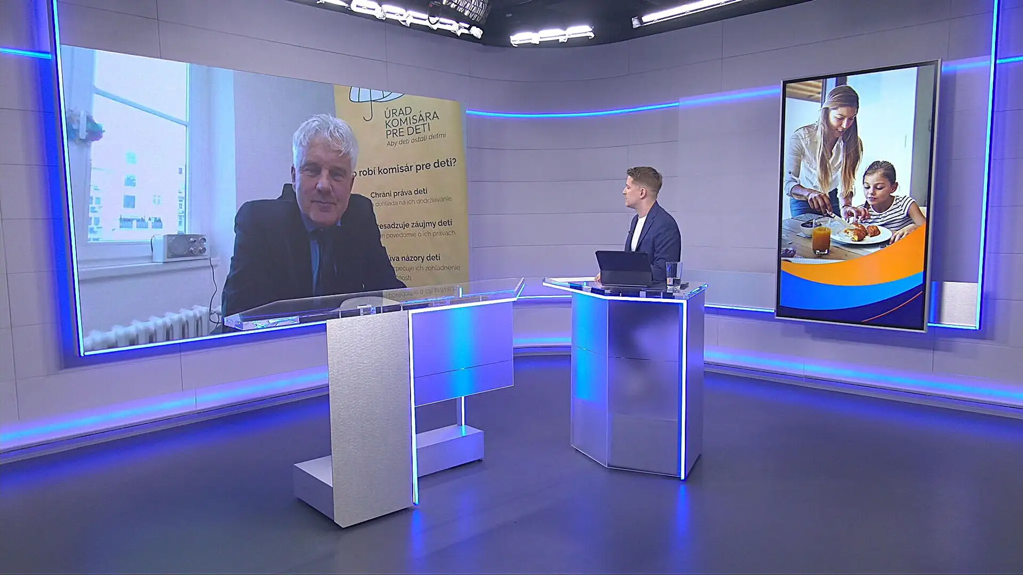 Jozef Mikloško, komisár pre deti. 