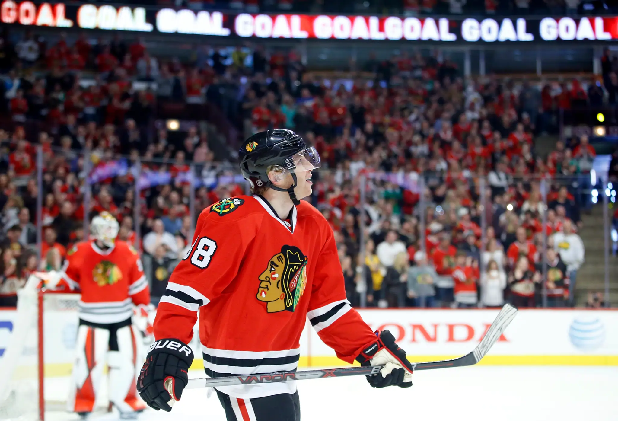 Útočník Blackhawks Patrick Kane 