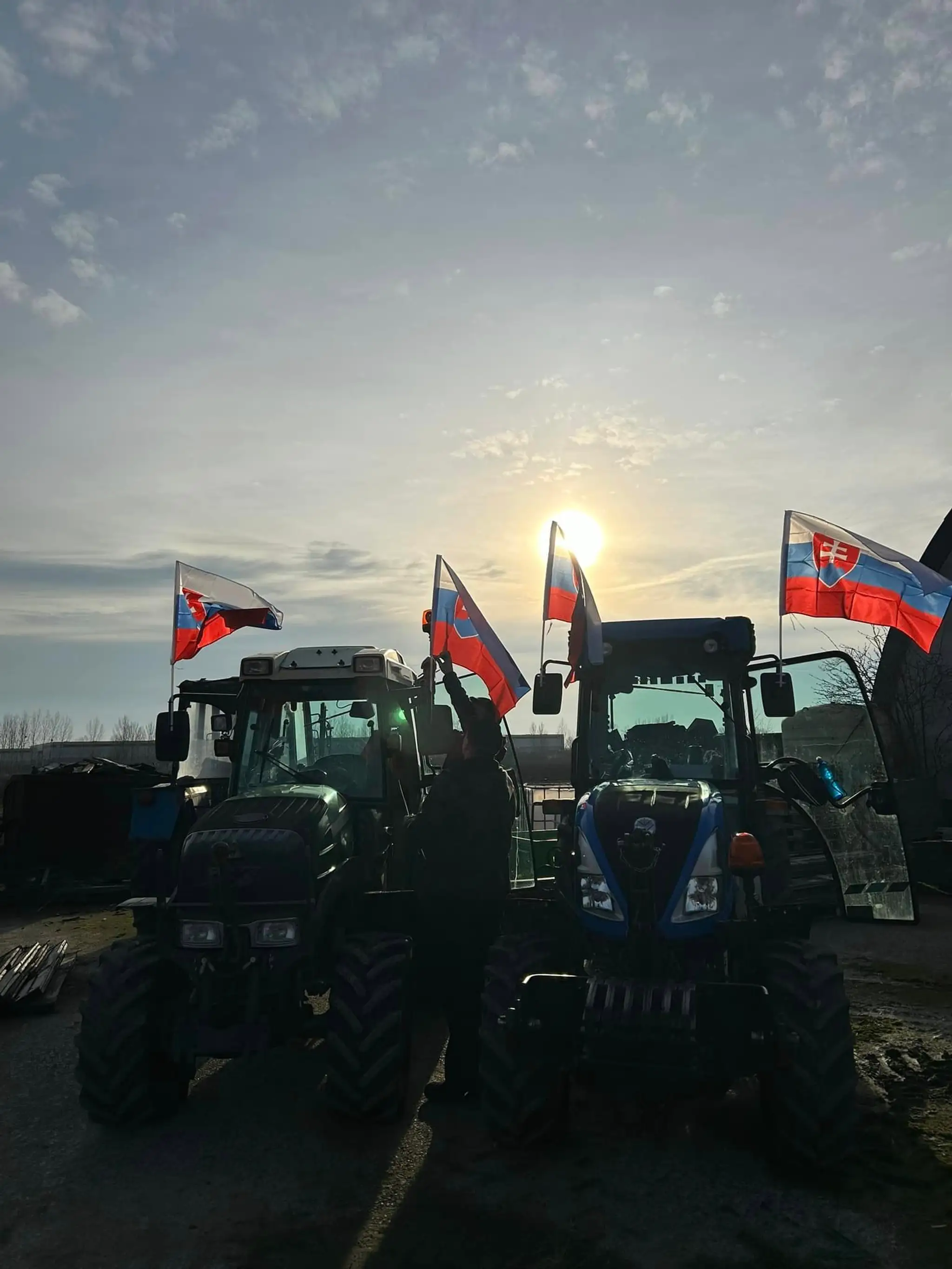 Farmári vyrazili do ulíc.